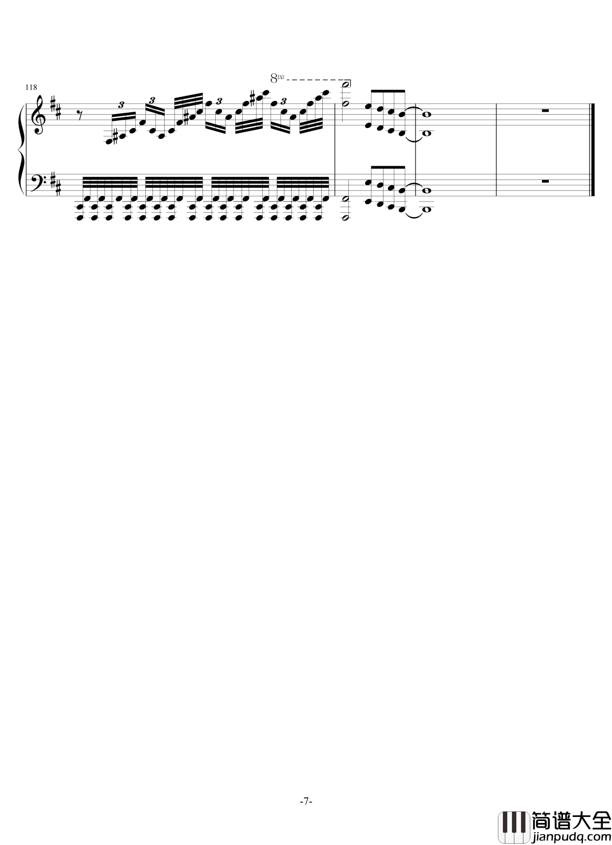 梦的光点钢琴谱_神兵小将OP_神兵小将