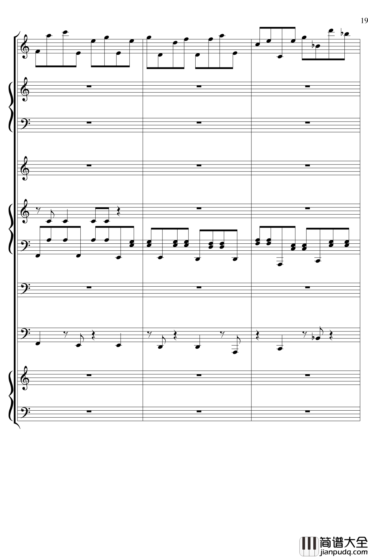 Imaginary_love钢琴谱_miuyuyi