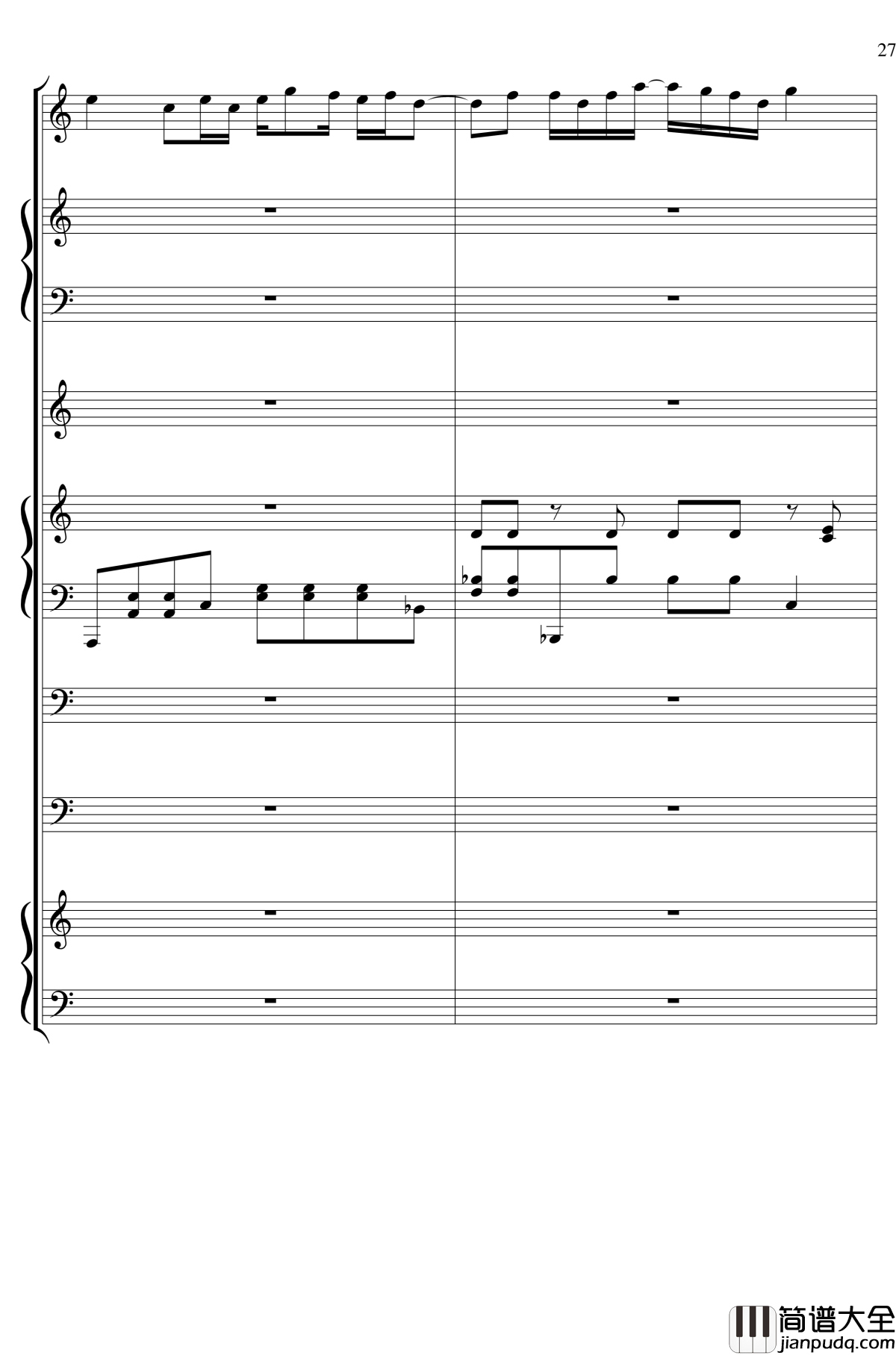 Imaginary_love钢琴谱_miuyuyi