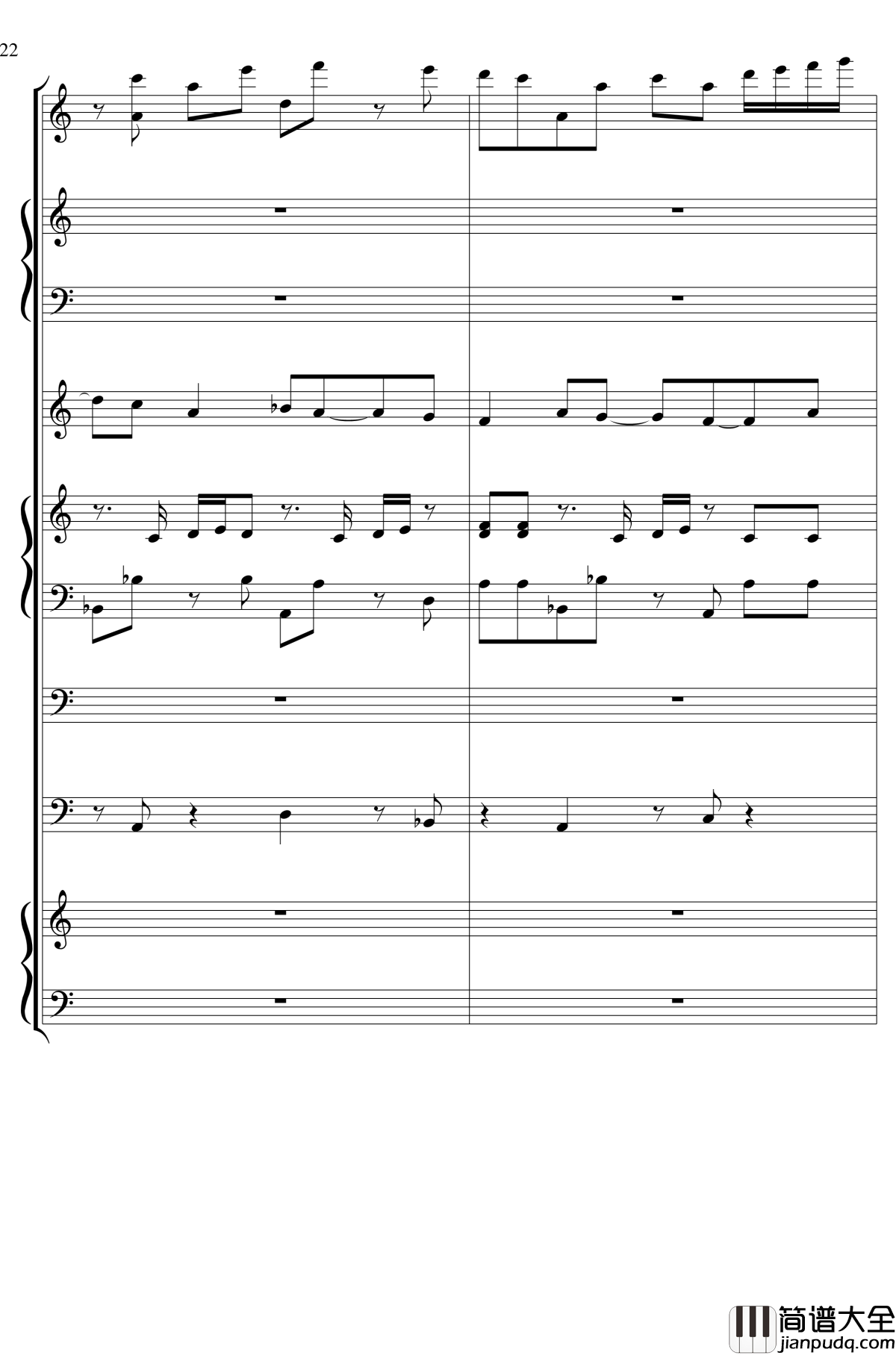 Imaginary_love钢琴谱_miuyuyi