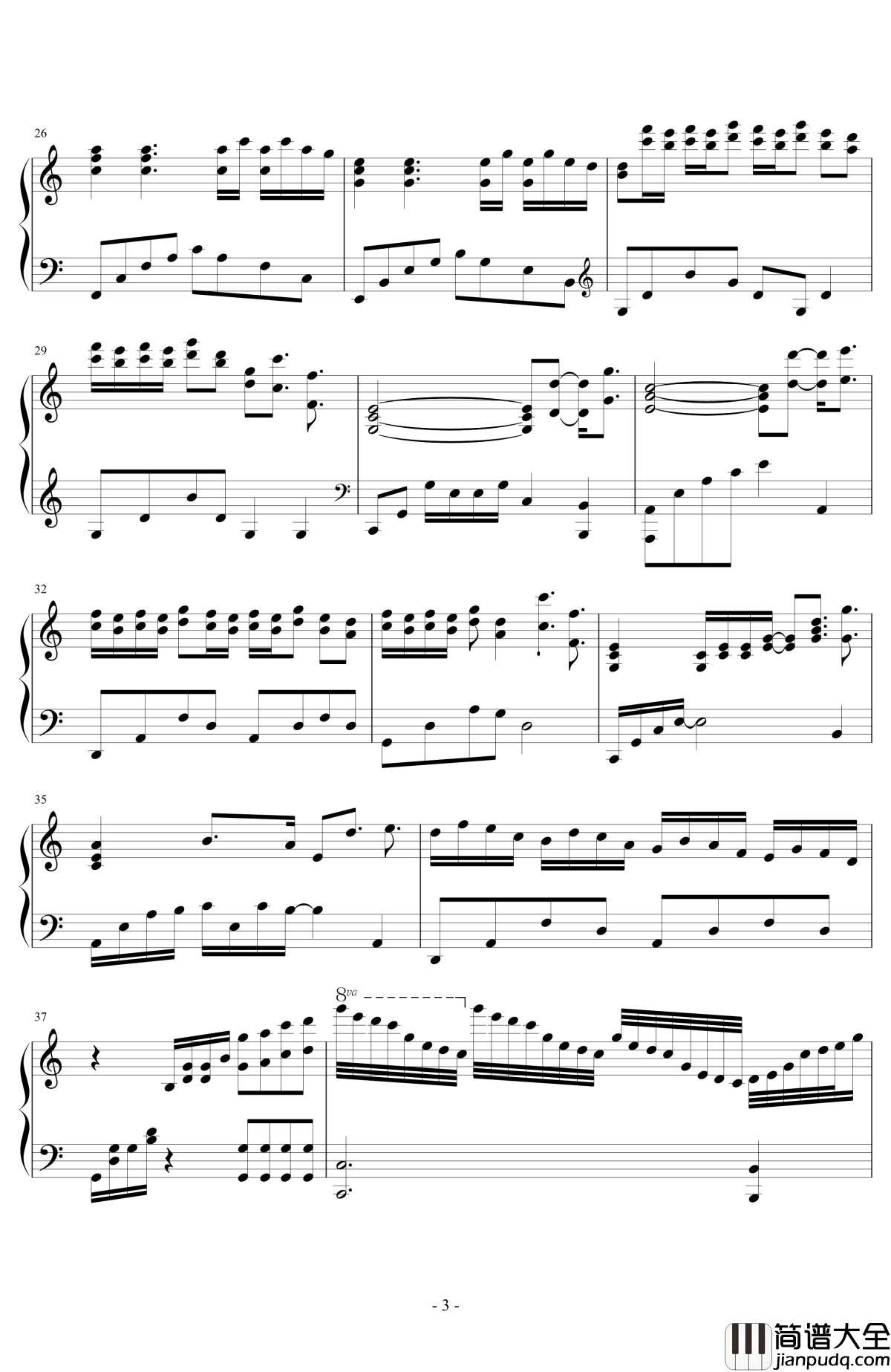 New_Sick_Roads钢琴谱_马克西姆_Maksim·Mrvica