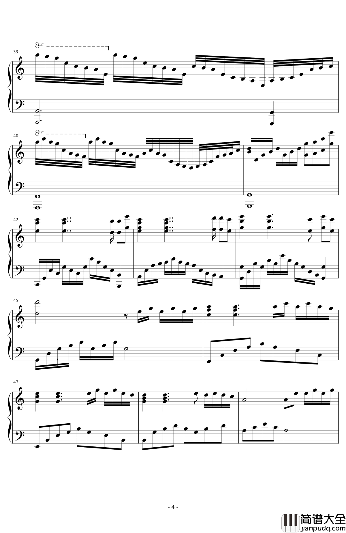 New_Sick_Roads钢琴谱_马克西姆_Maksim·Mrvica