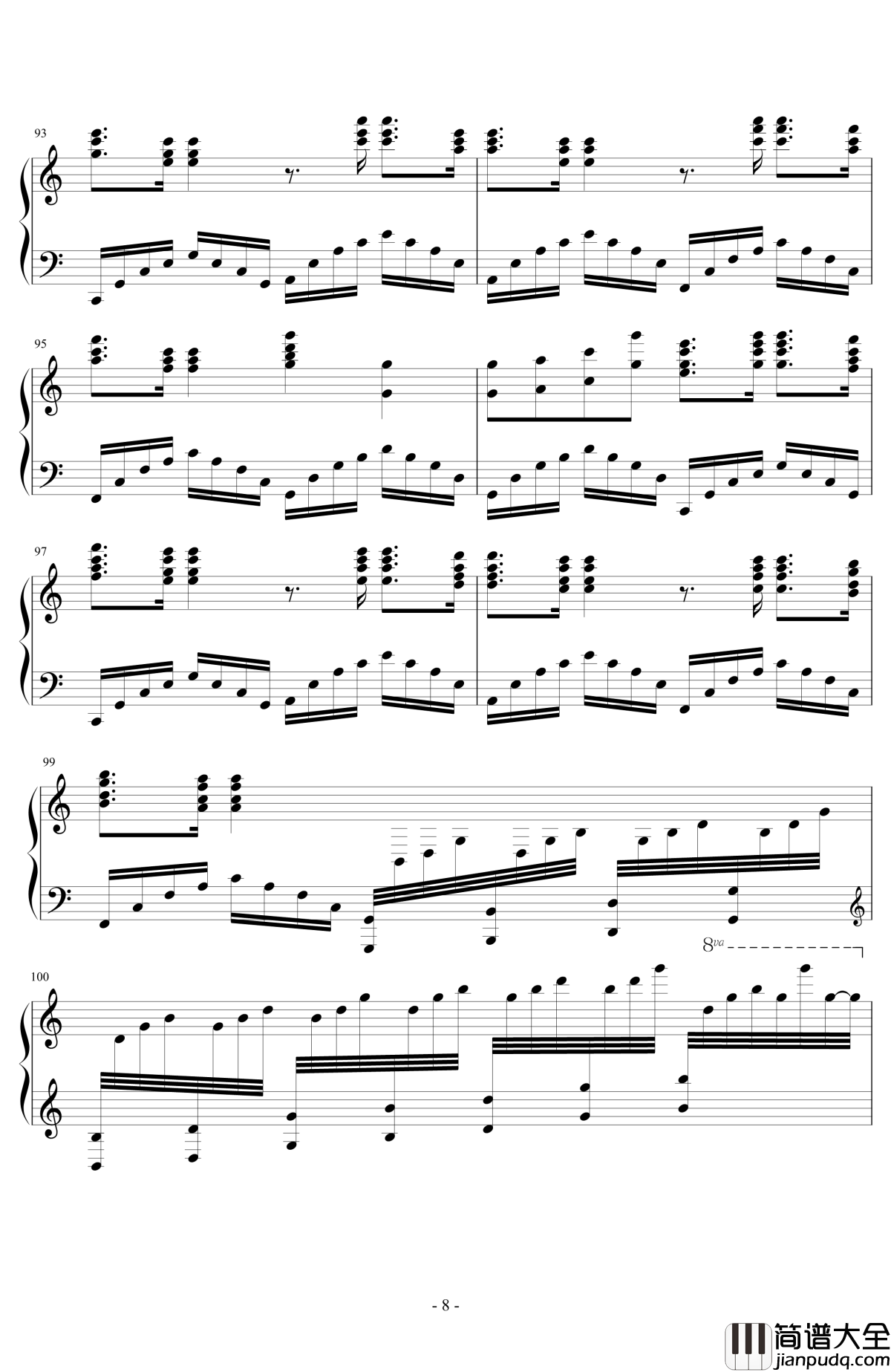 New_Sick_Roads钢琴谱_马克西姆_Maksim·Mrvica