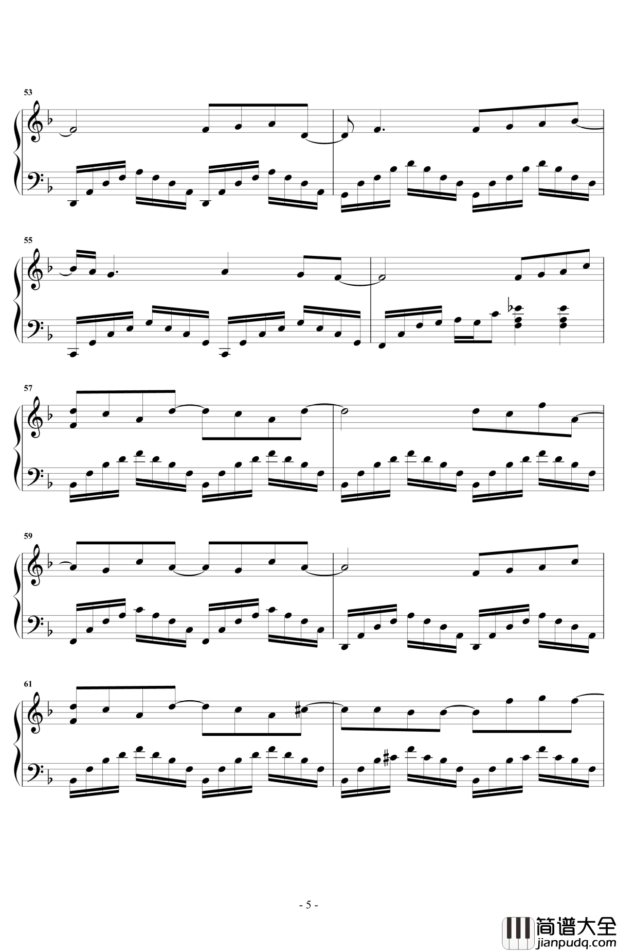 水星记钢琴谱_独奏_郭顶