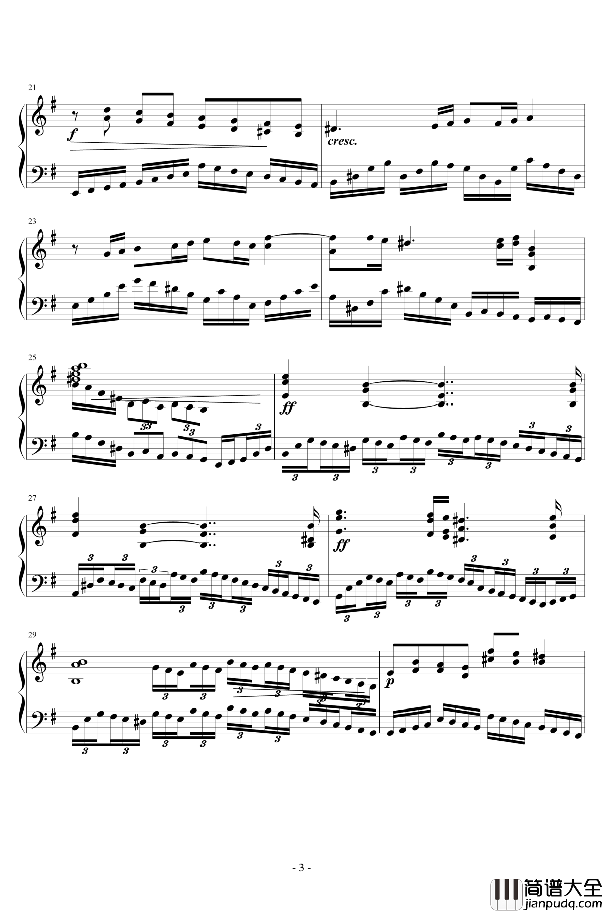 e小调音乐会练习曲钢琴谱_machaostc