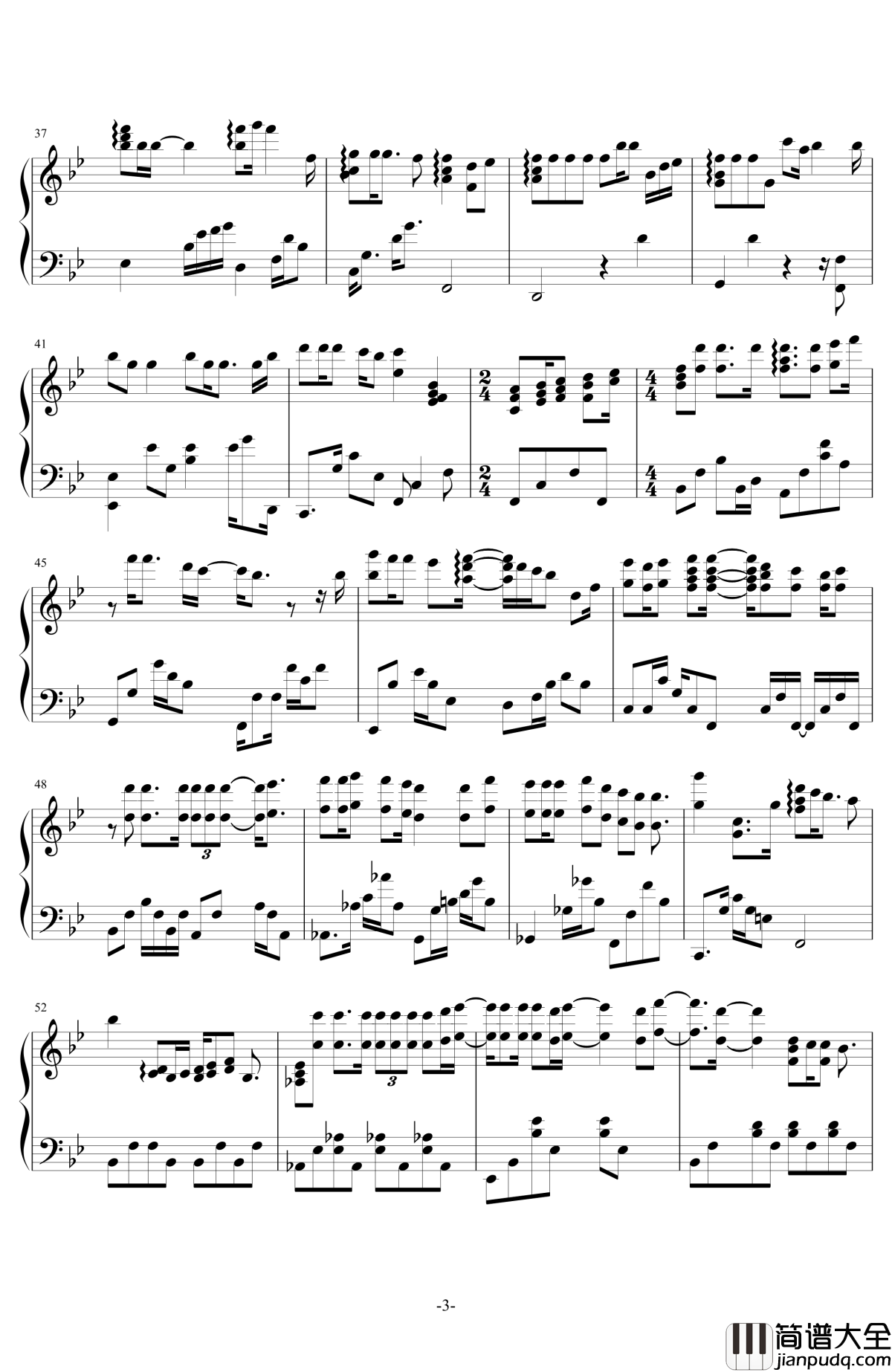 葡萄成熟时钢琴谱_陈奕迅