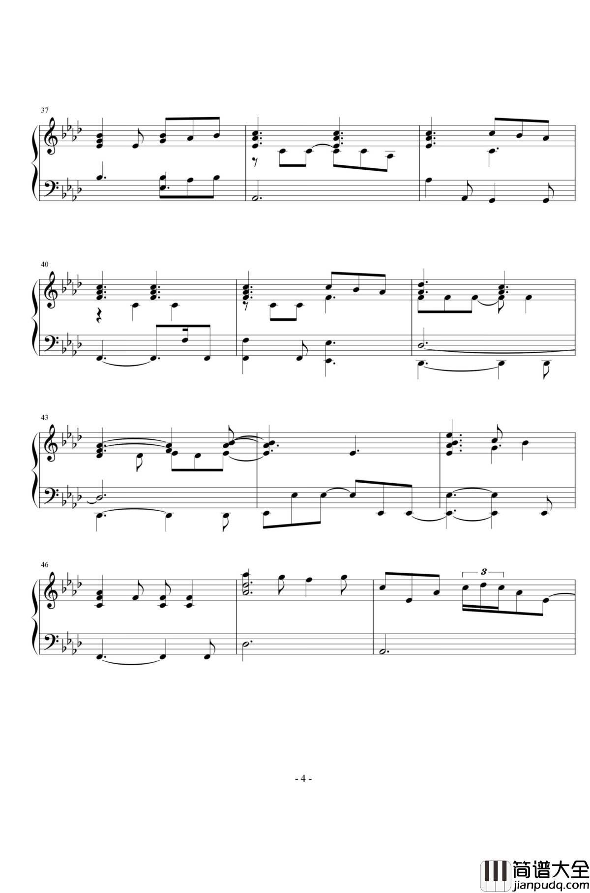 Perfect钢琴谱_Ed_Sheeran