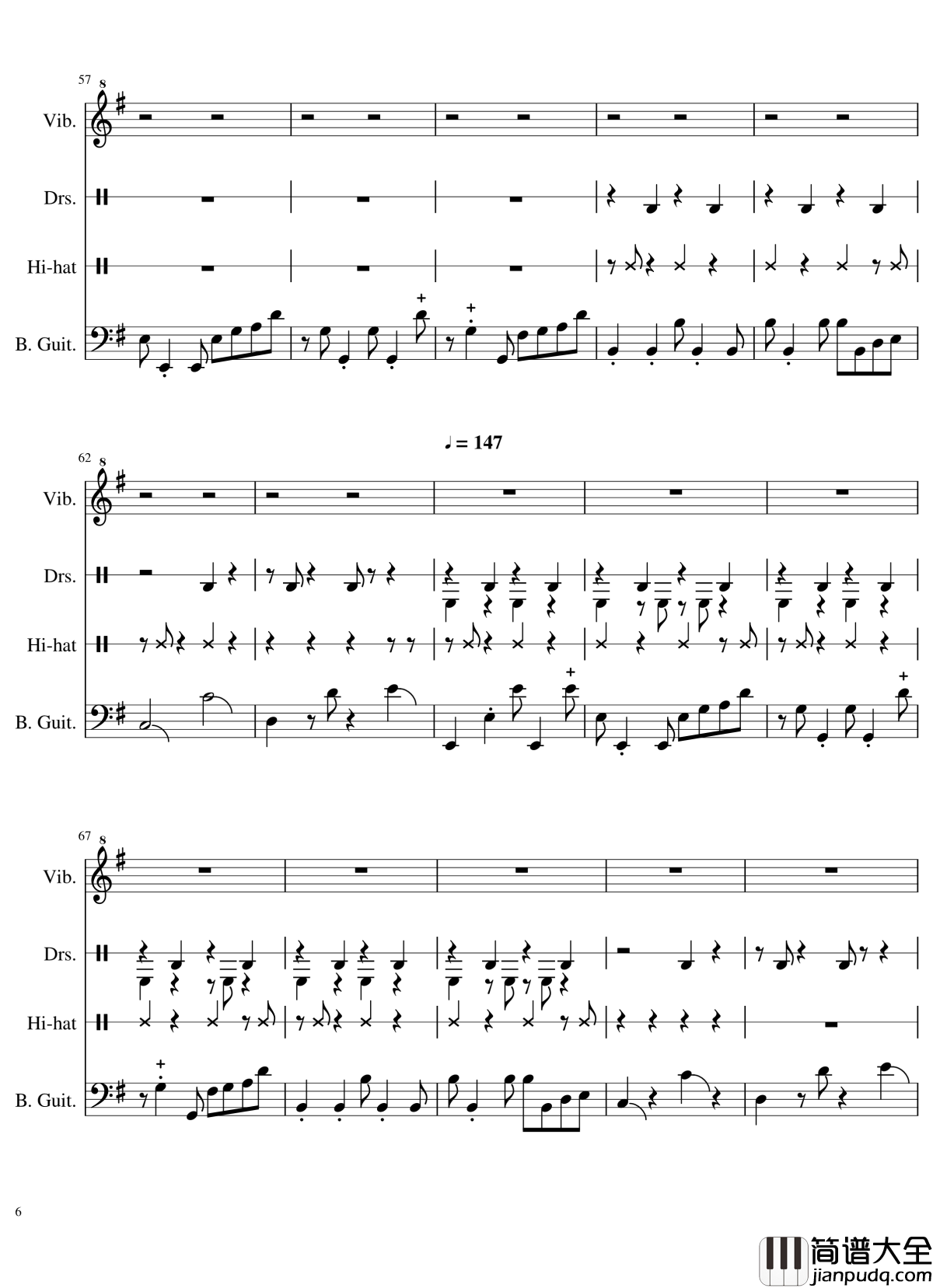 Marble_Machine钢琴谱_总谱_Wintergatan