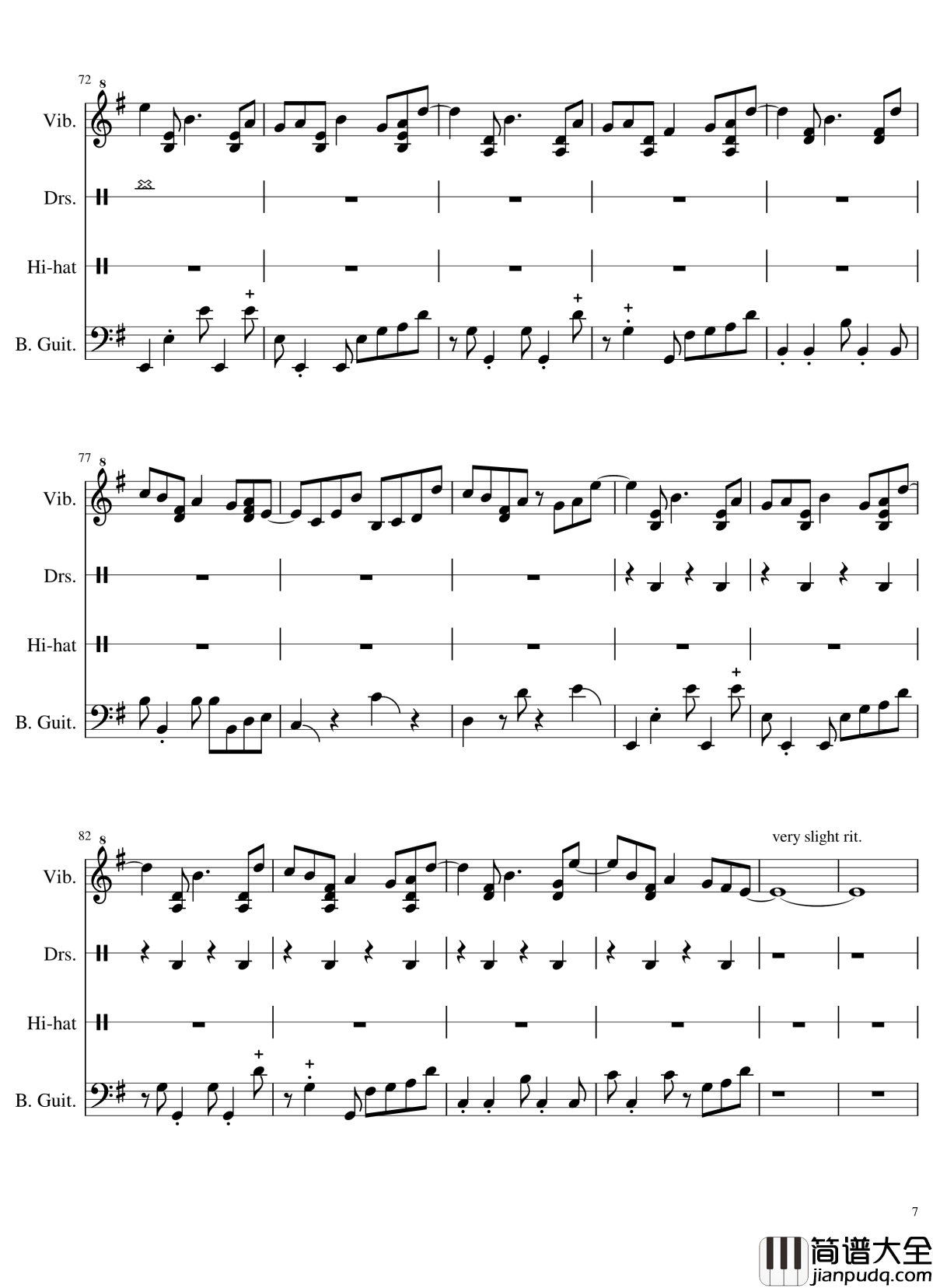 Marble_Machine钢琴谱_总谱_Wintergatan