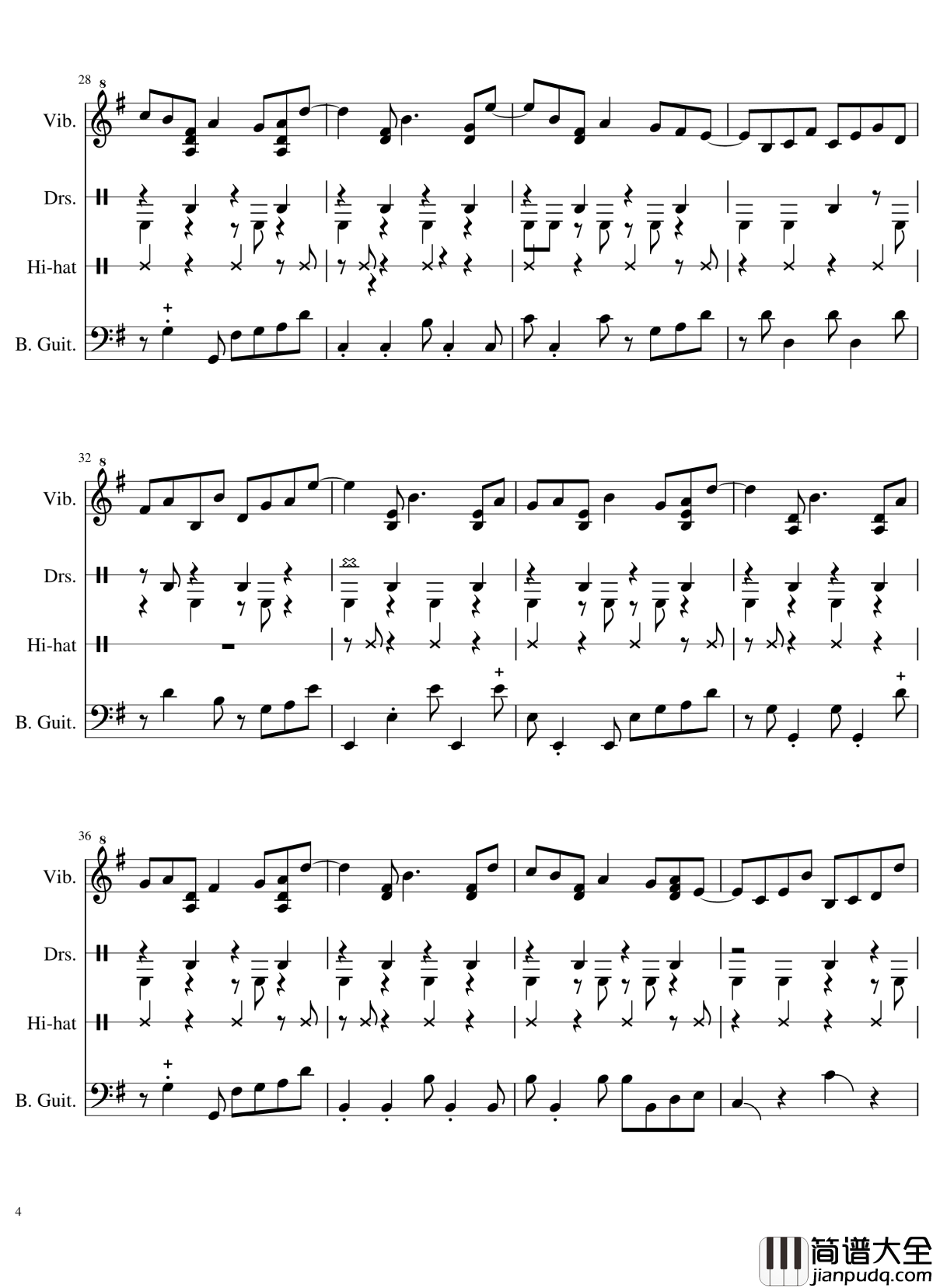 Marble_Machine钢琴谱_总谱_Wintergatan