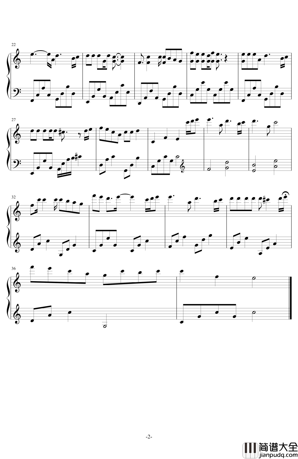 我们都怕痛钢琴谱_潘玮柏