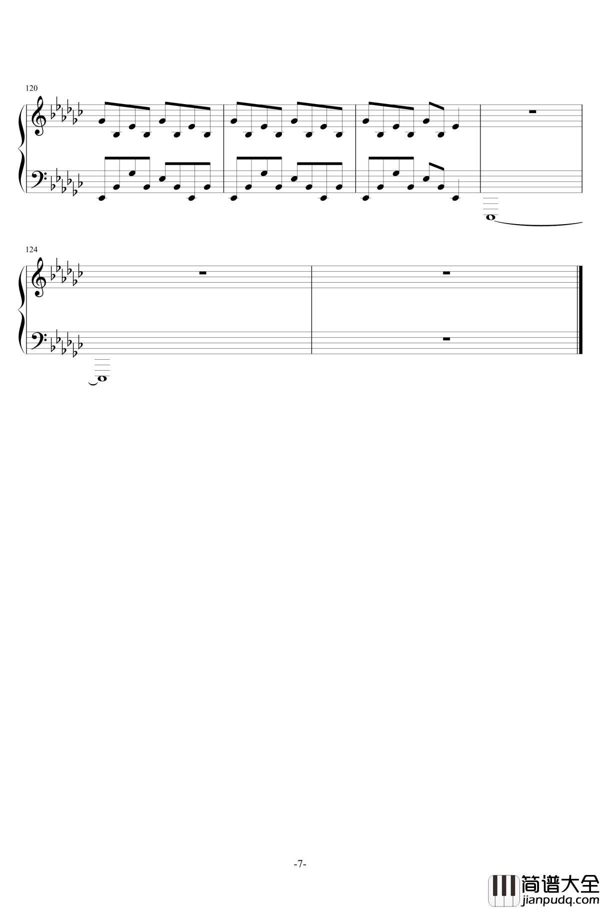 Undying_Love钢琴谱_two_steps_from_hell