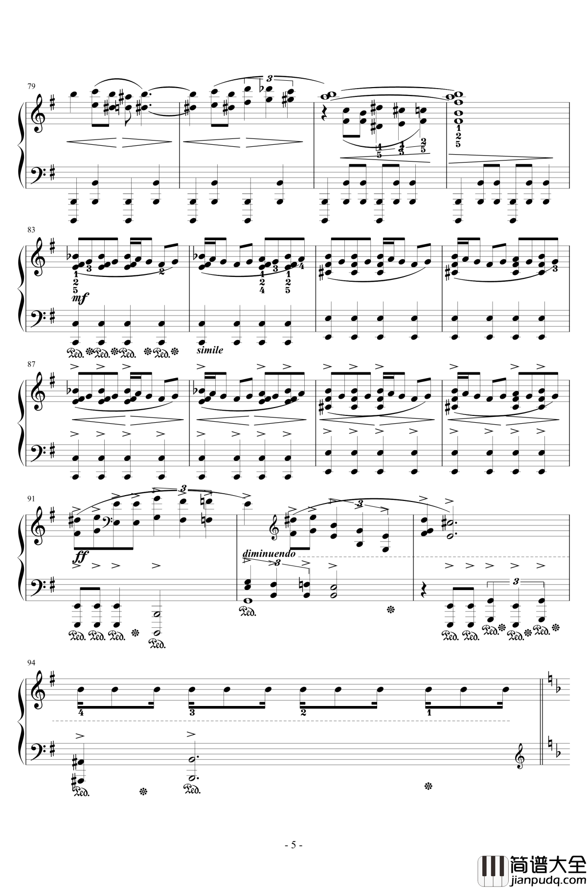 单翼天使钢琴谱_石元丈晴