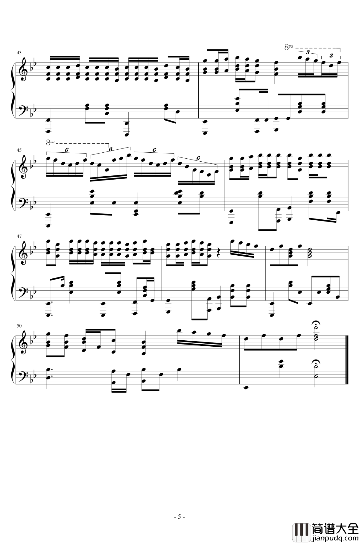 7Years钢琴谱_Lukas_Graham