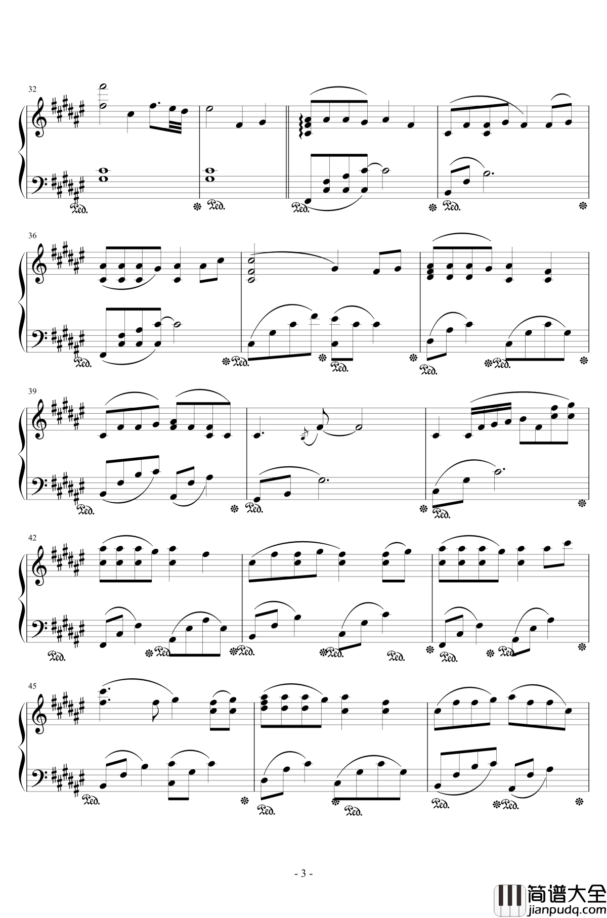 いつかのひかり钢琴谱_MANYO