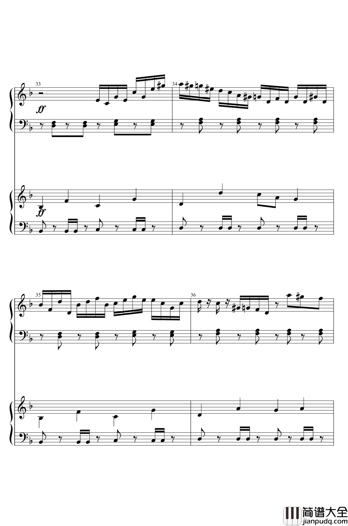 U.N.OWEN就是她吗钢琴谱_东方红魔乡_东方project