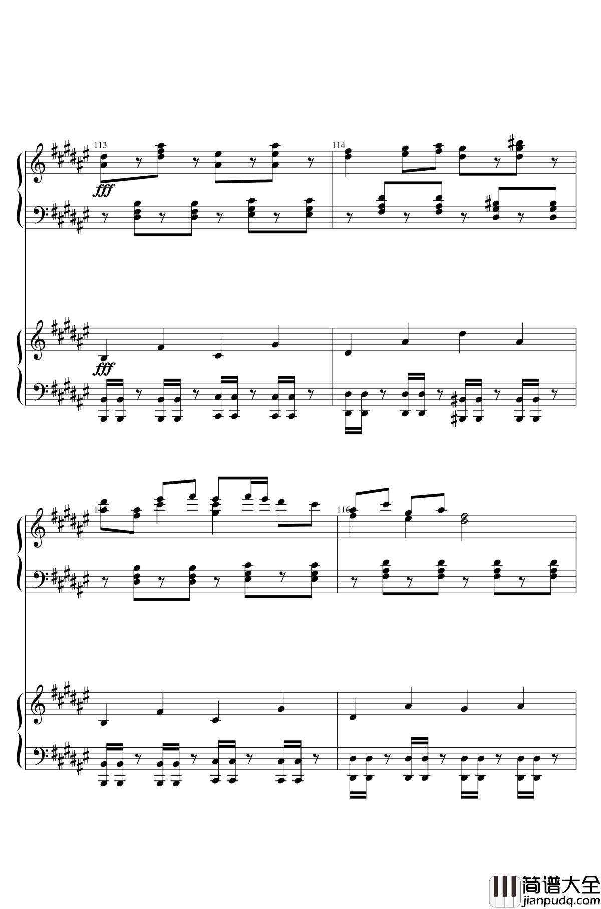 U.N.OWEN就是她吗钢琴谱_东方红魔乡_东方project