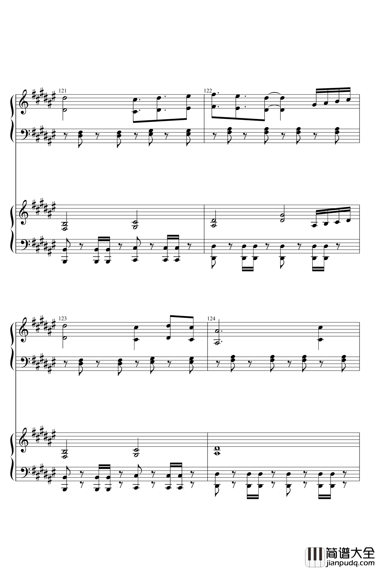 U.N.OWEN就是她吗钢琴谱_东方红魔乡_东方project