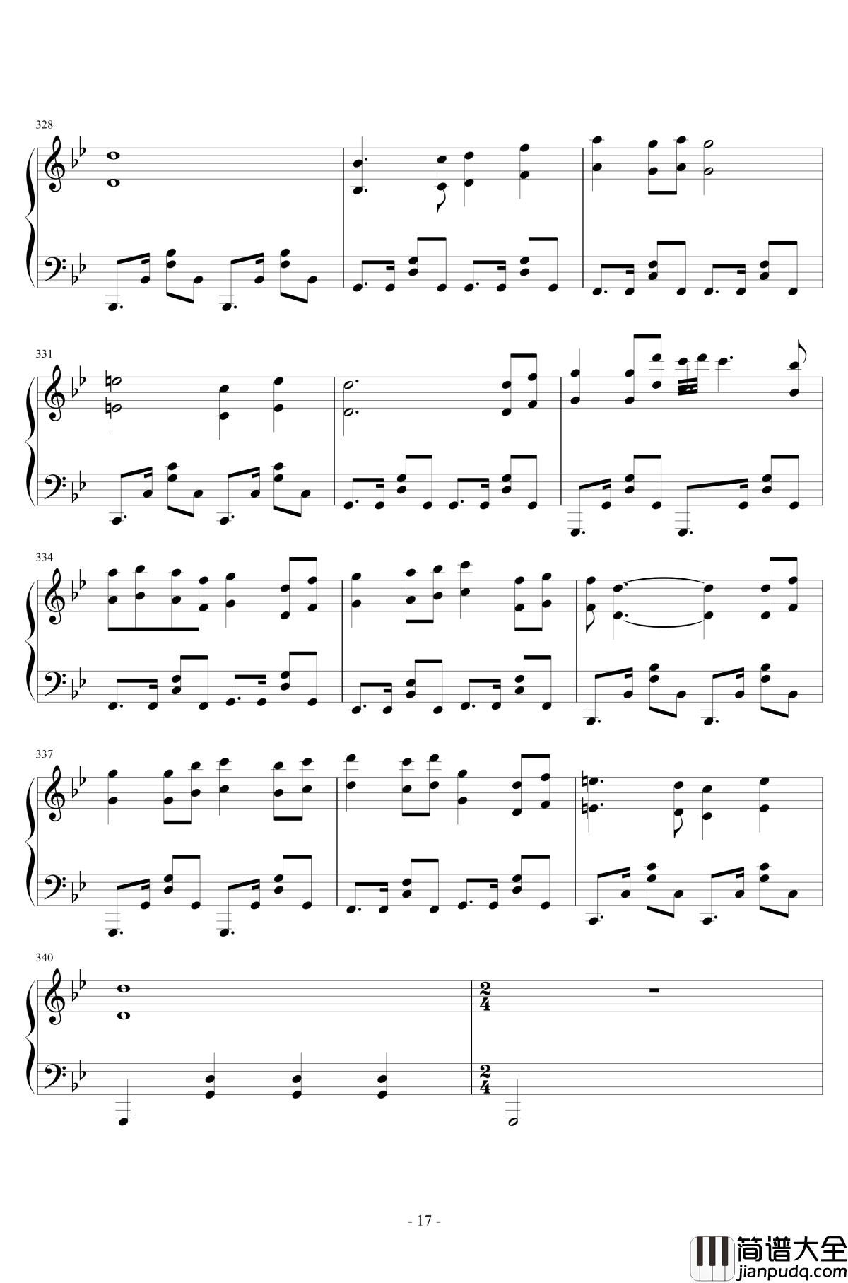 桃花源组曲钢琴谱_Minecraft史诗工坊_新·桃花源