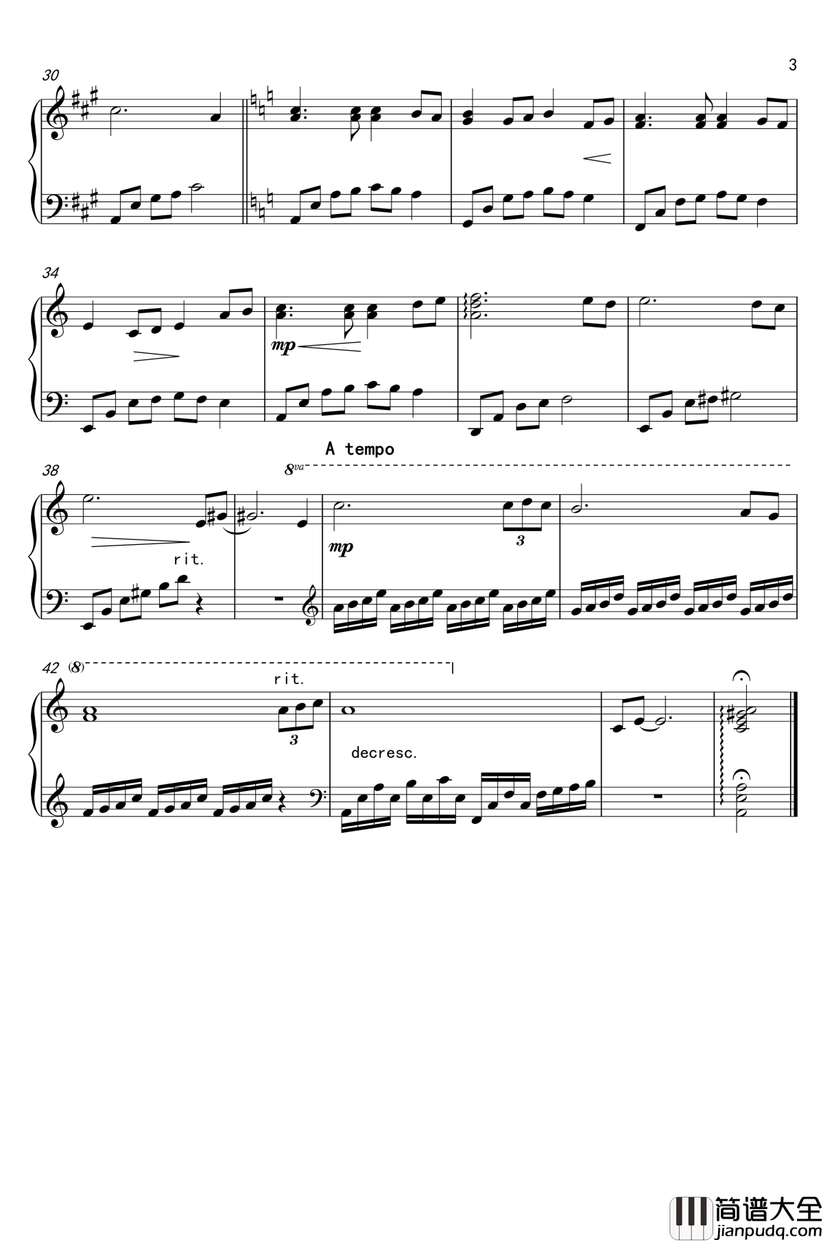 尘封的记忆钢琴谱_钢琴曲_钢琴音乐人