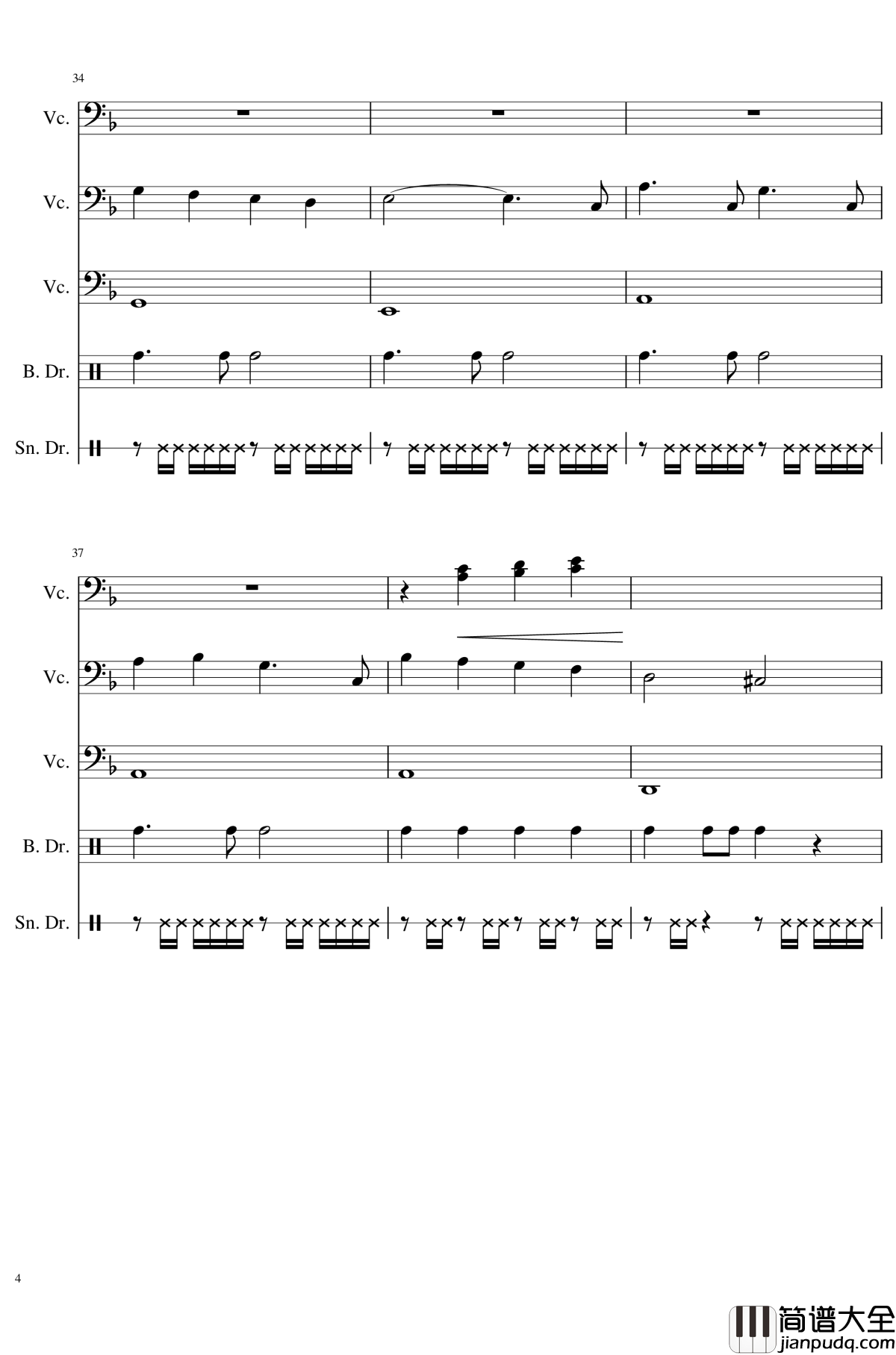 A_lannister_always_pays_his_debts钢琴谱_权力的游戏