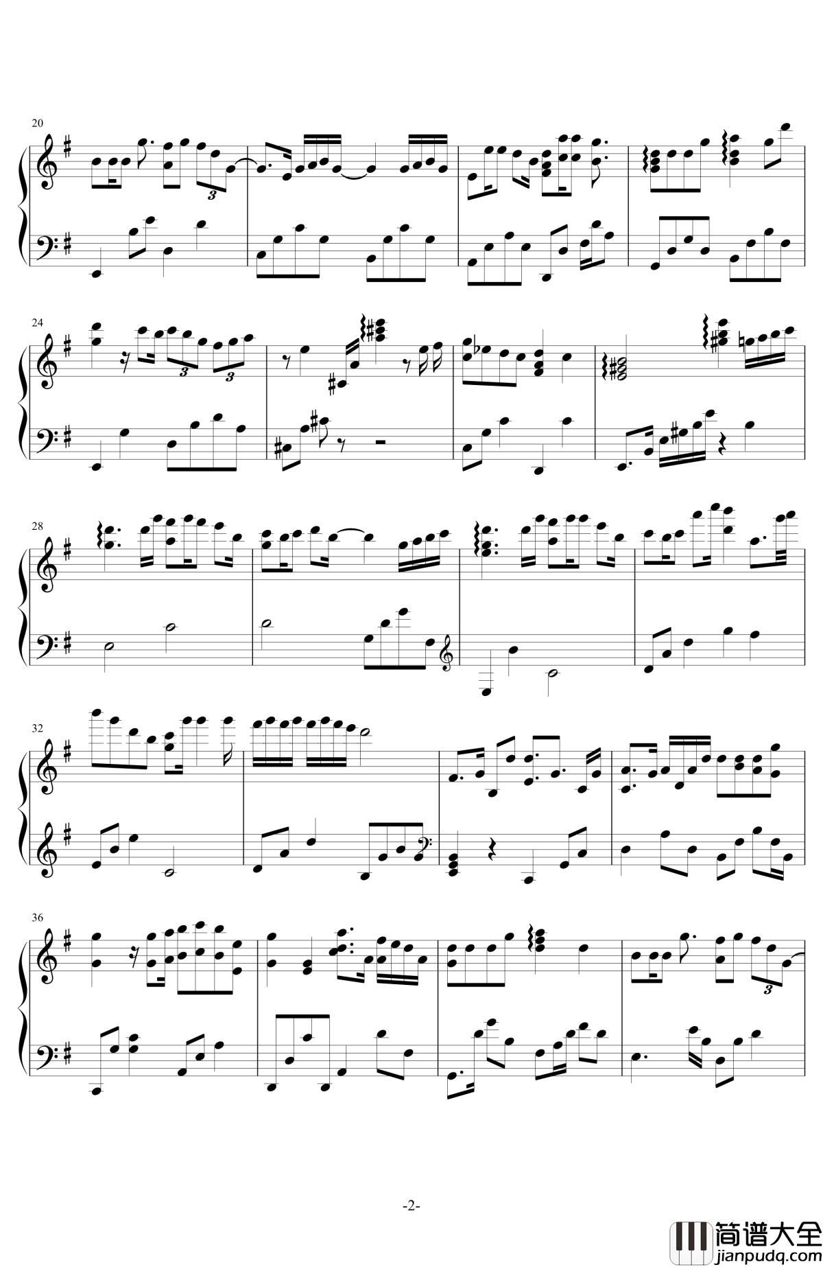 化蝶钢琴谱_何韵诗