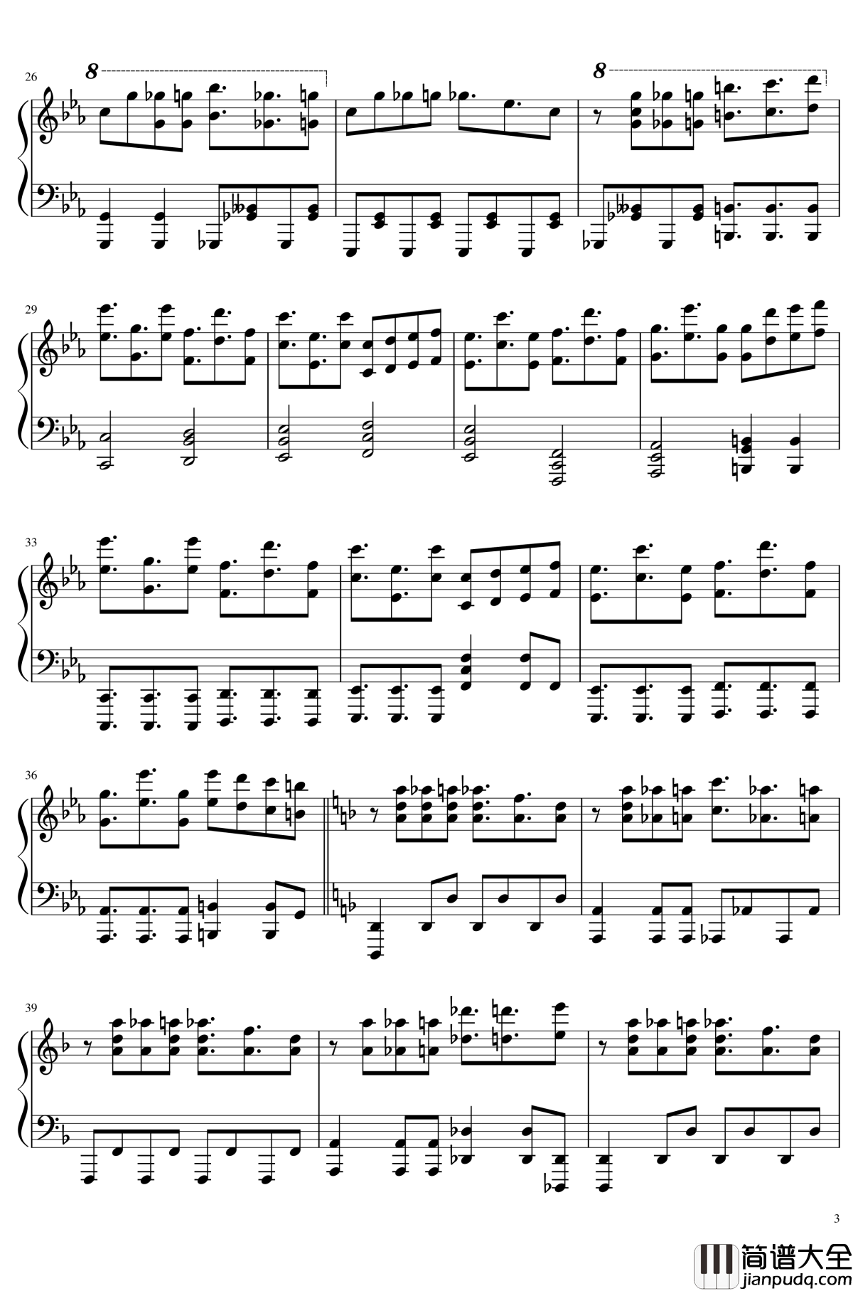 Reverse_Ideology钢琴谱_リバースイデオロギー_东方project_东方辉针城_触手猴