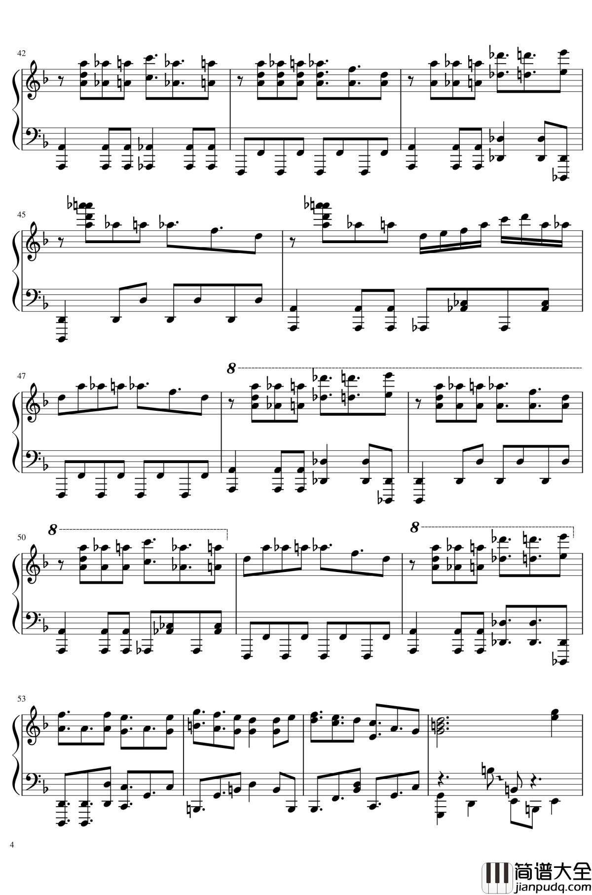 Reverse_Ideology钢琴谱_リバースイデオロギー_东方project_东方辉针城_触手猴