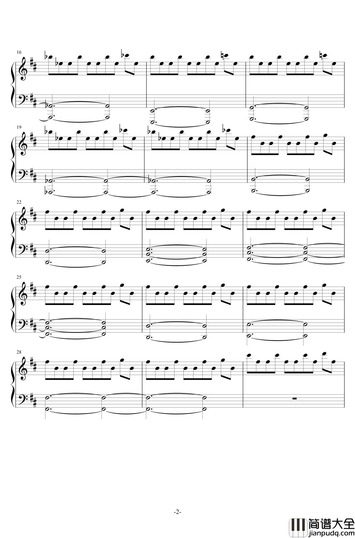 Halloween钢琴谱_电影_万圣节_主题曲_万圣节