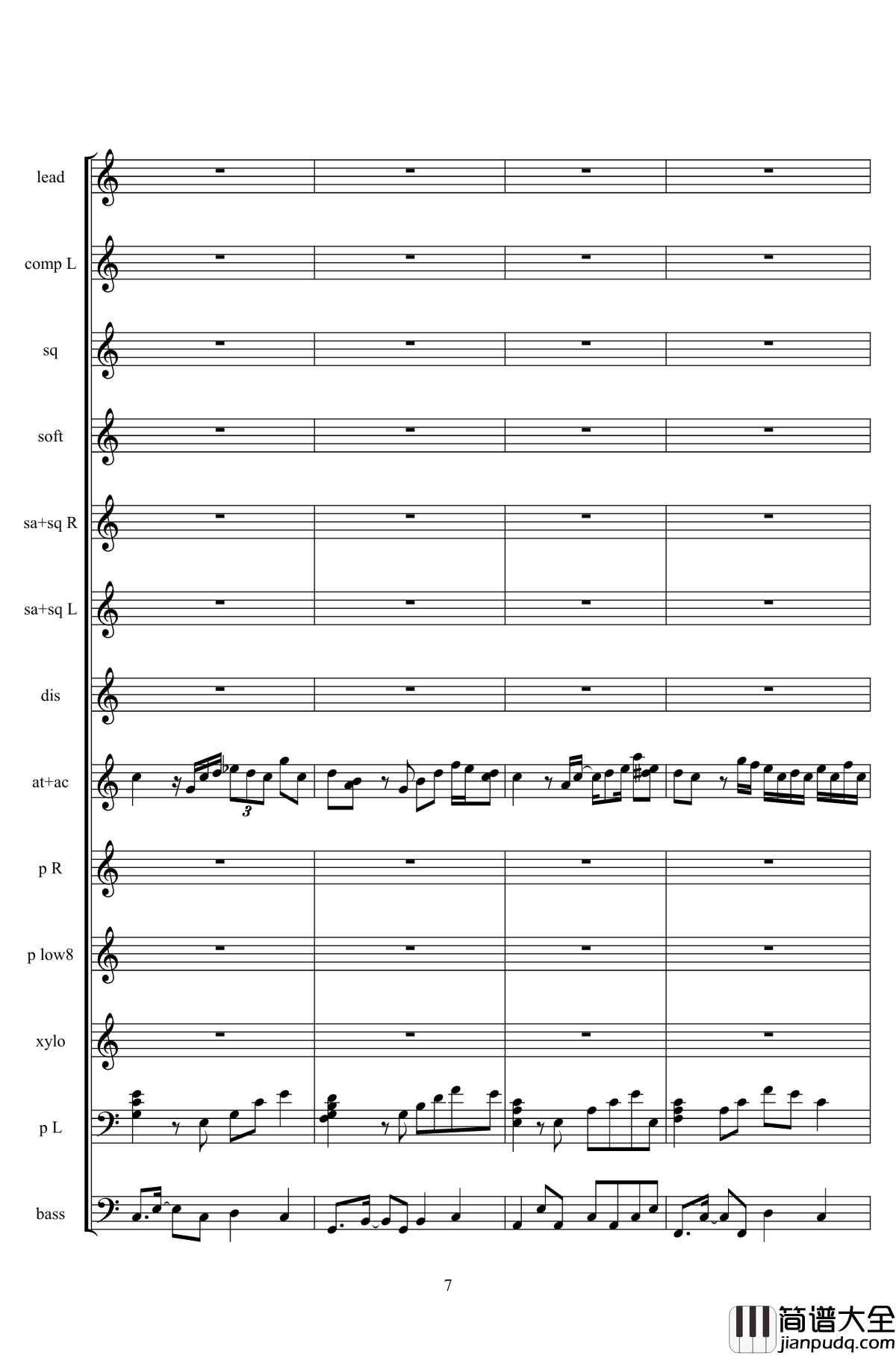 弹珠汽水钢琴谱_二夜祭