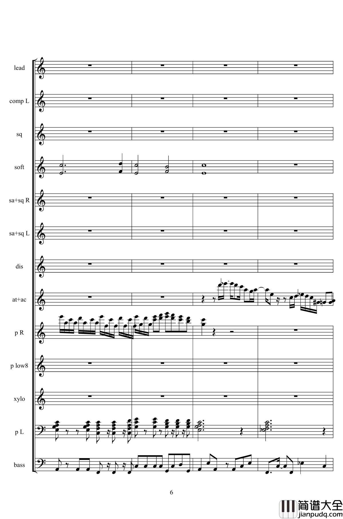 弹珠汽水钢琴谱_二夜祭