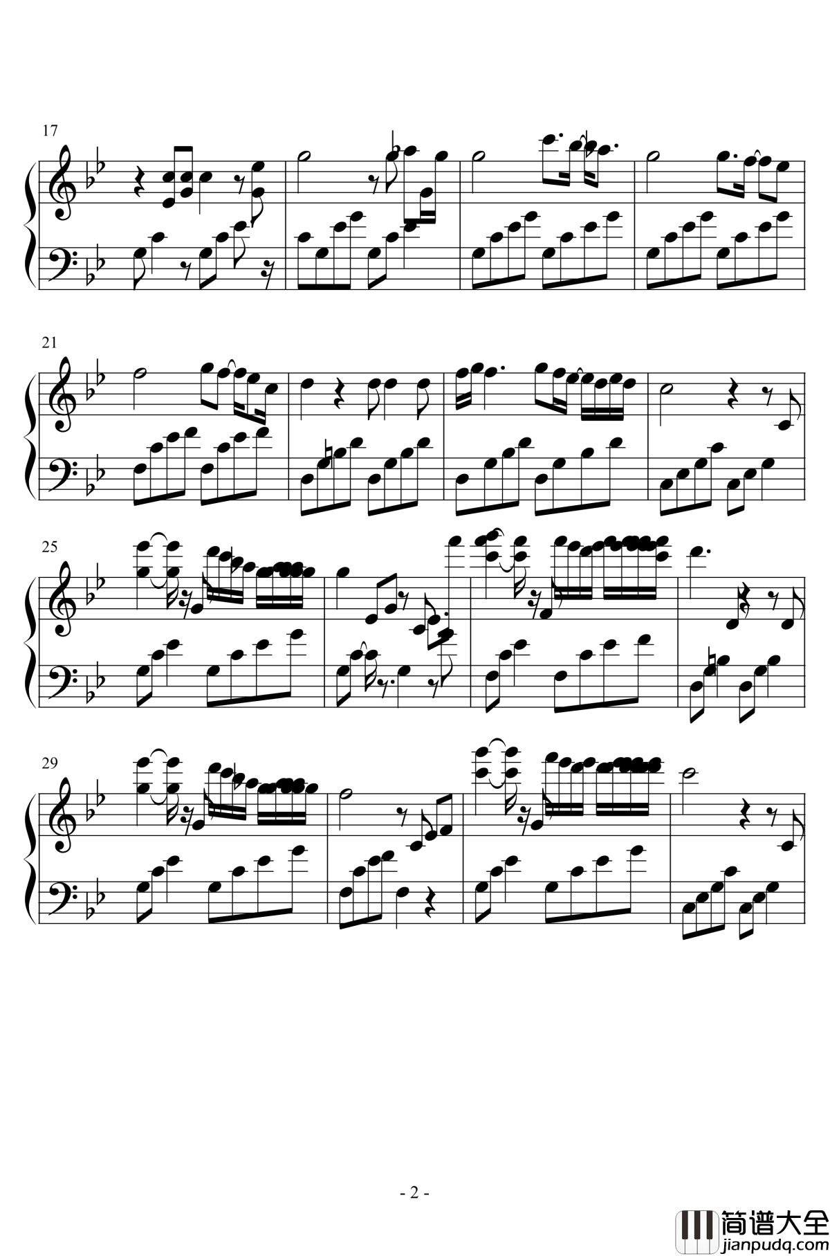 宴会钢琴谱_吴振兴