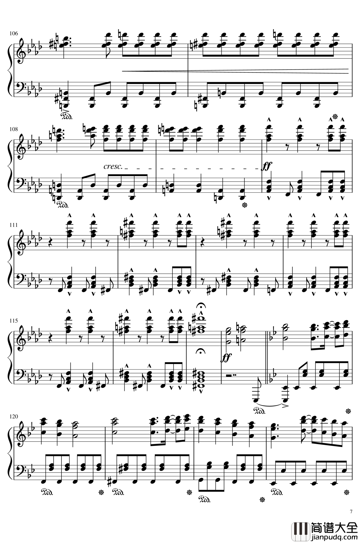 Last_Remote钢琴谱_触手猴_幻想遊戯＜地＞_ラストリモート_东方地灵殿_东方project