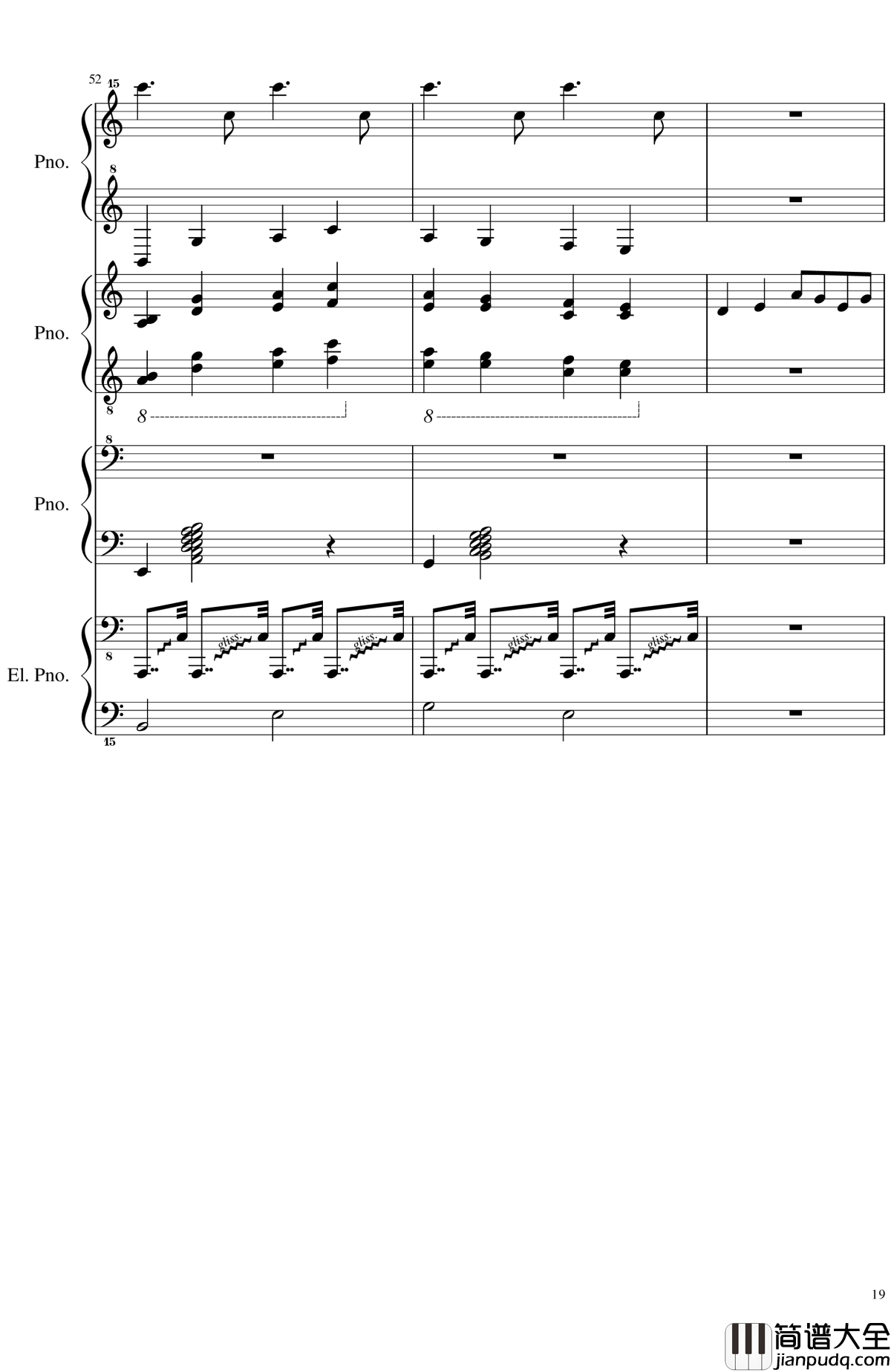 黑乐谱钢琴谱_毁电脑系列_2dgdsvshh