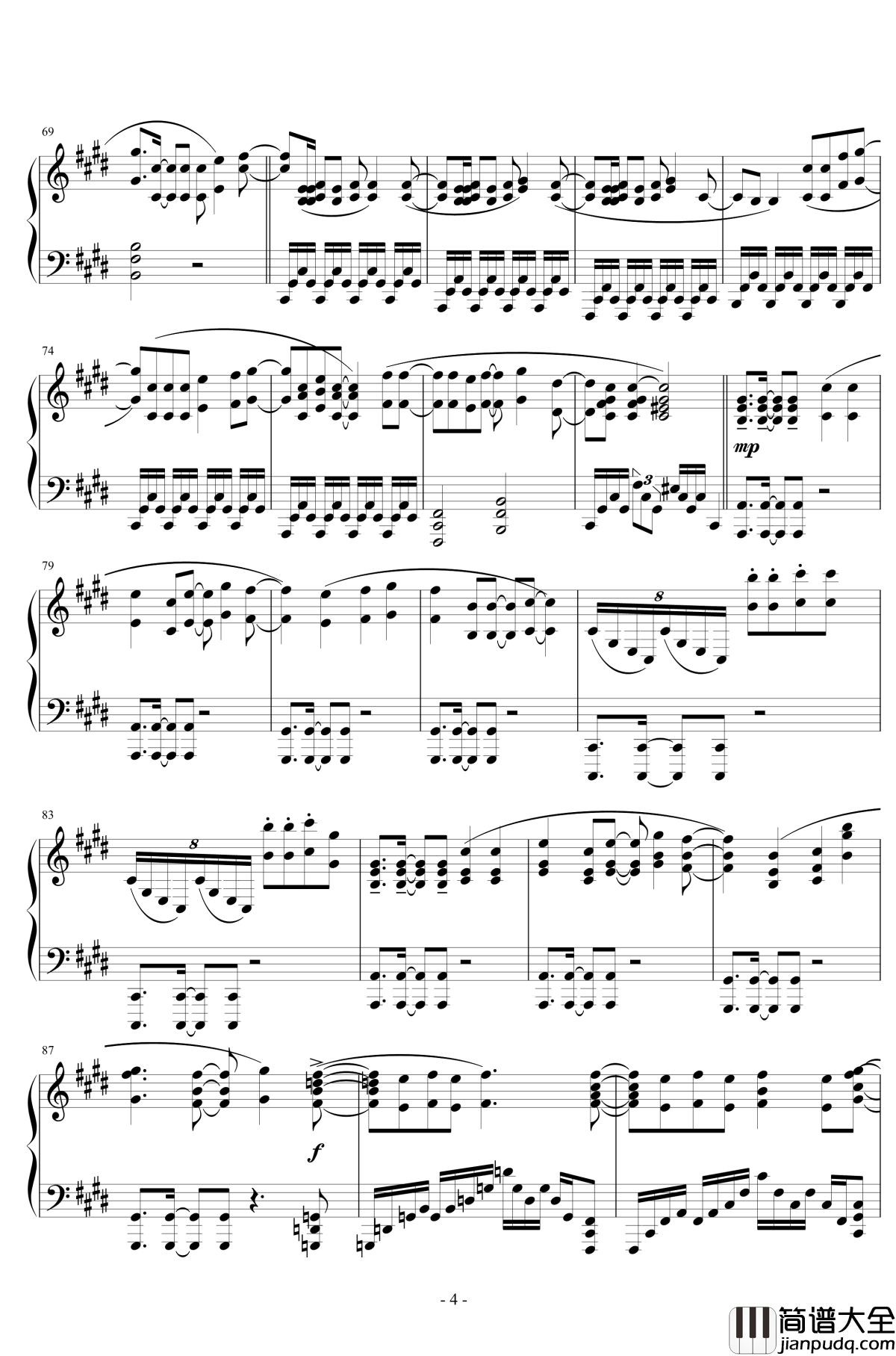 There_is_a_reason钢琴谱_No_Game_No_Life:_Zero__ED_游戏人生