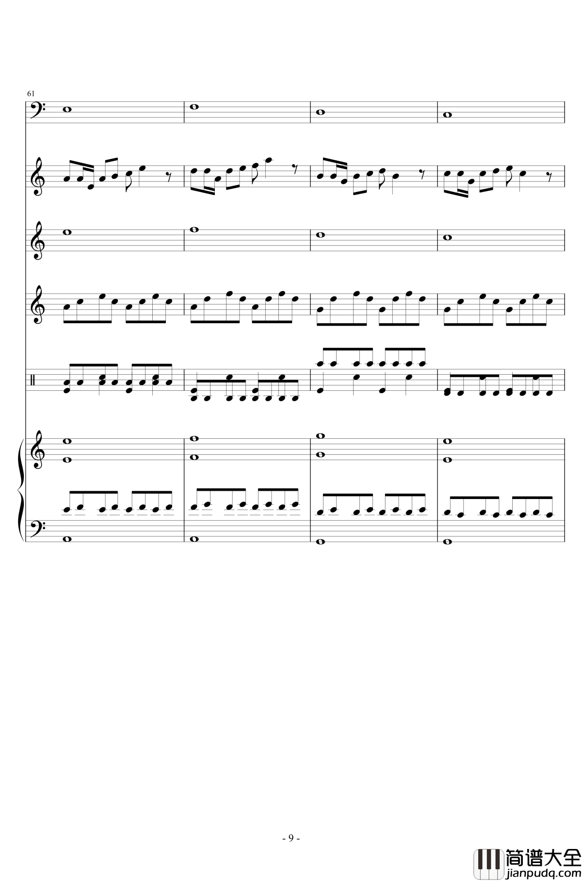 动感X钢琴谱_个人第一首原创_zero铭