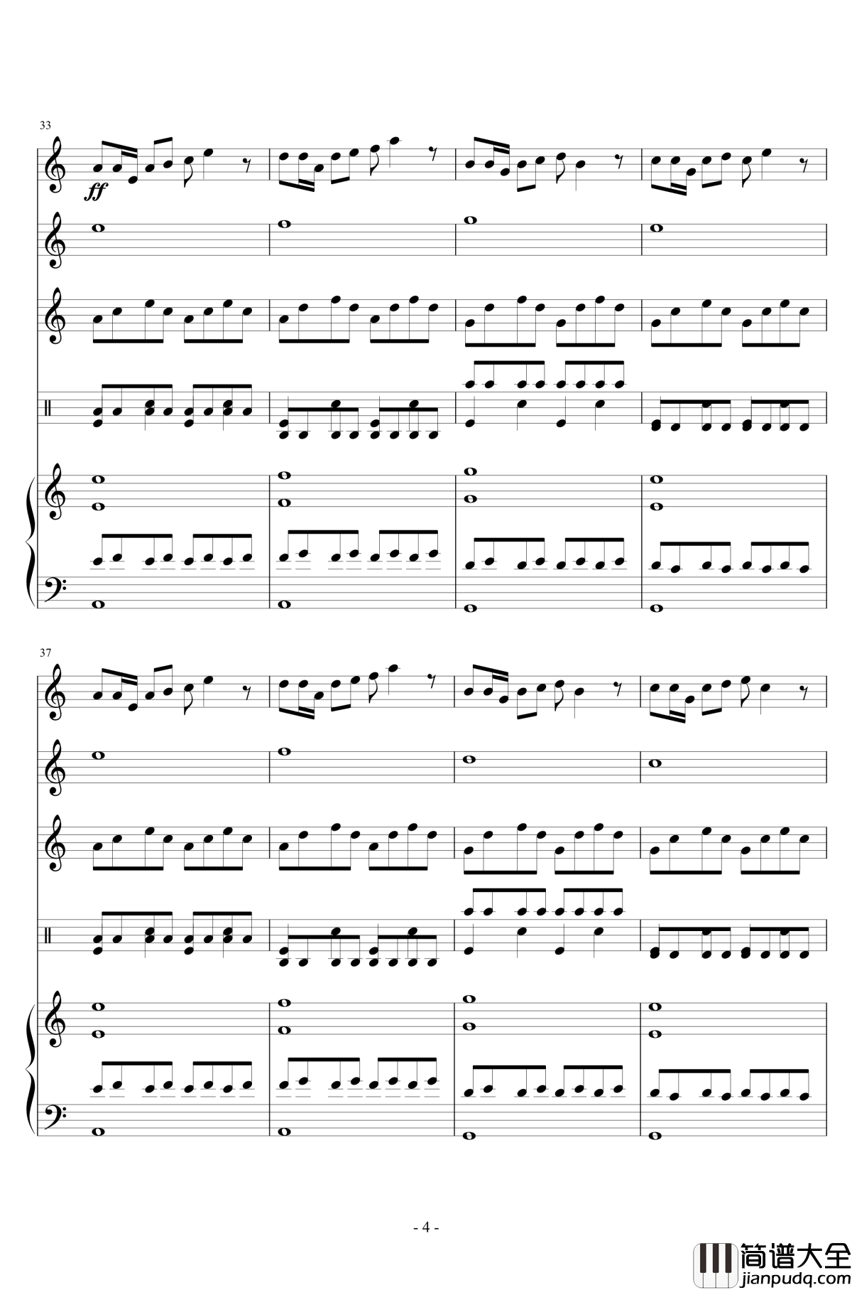 动感X钢琴谱_个人第一首原创_zero铭