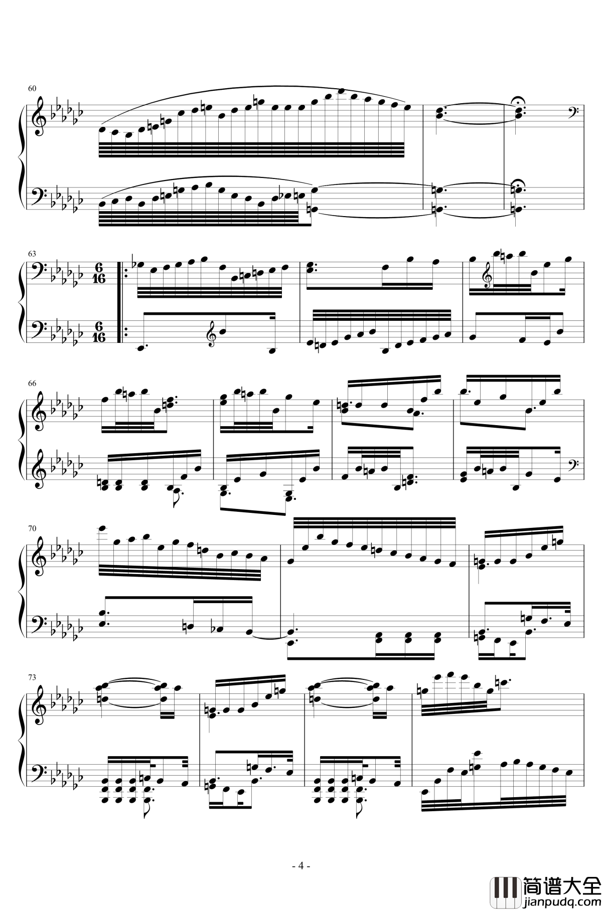 黑森林钢琴谱_nzh1934