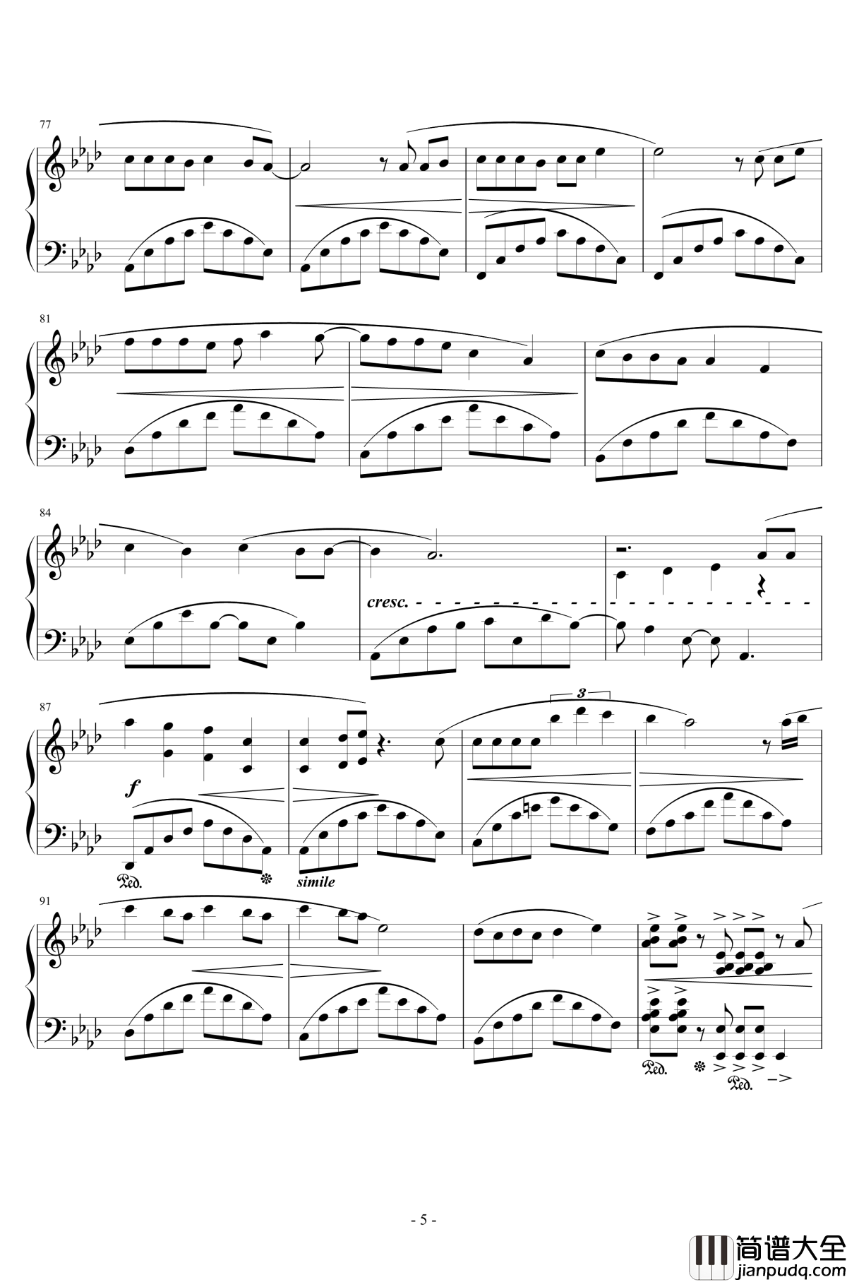 有个爱你的人不容易钢琴谱_Piano_version_那英