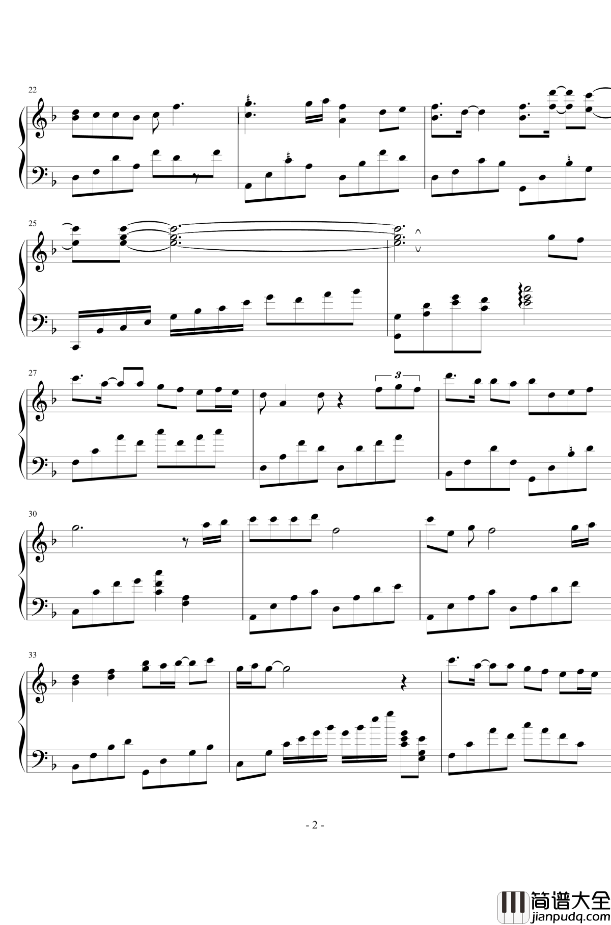 约定钢琴谱_周蕙