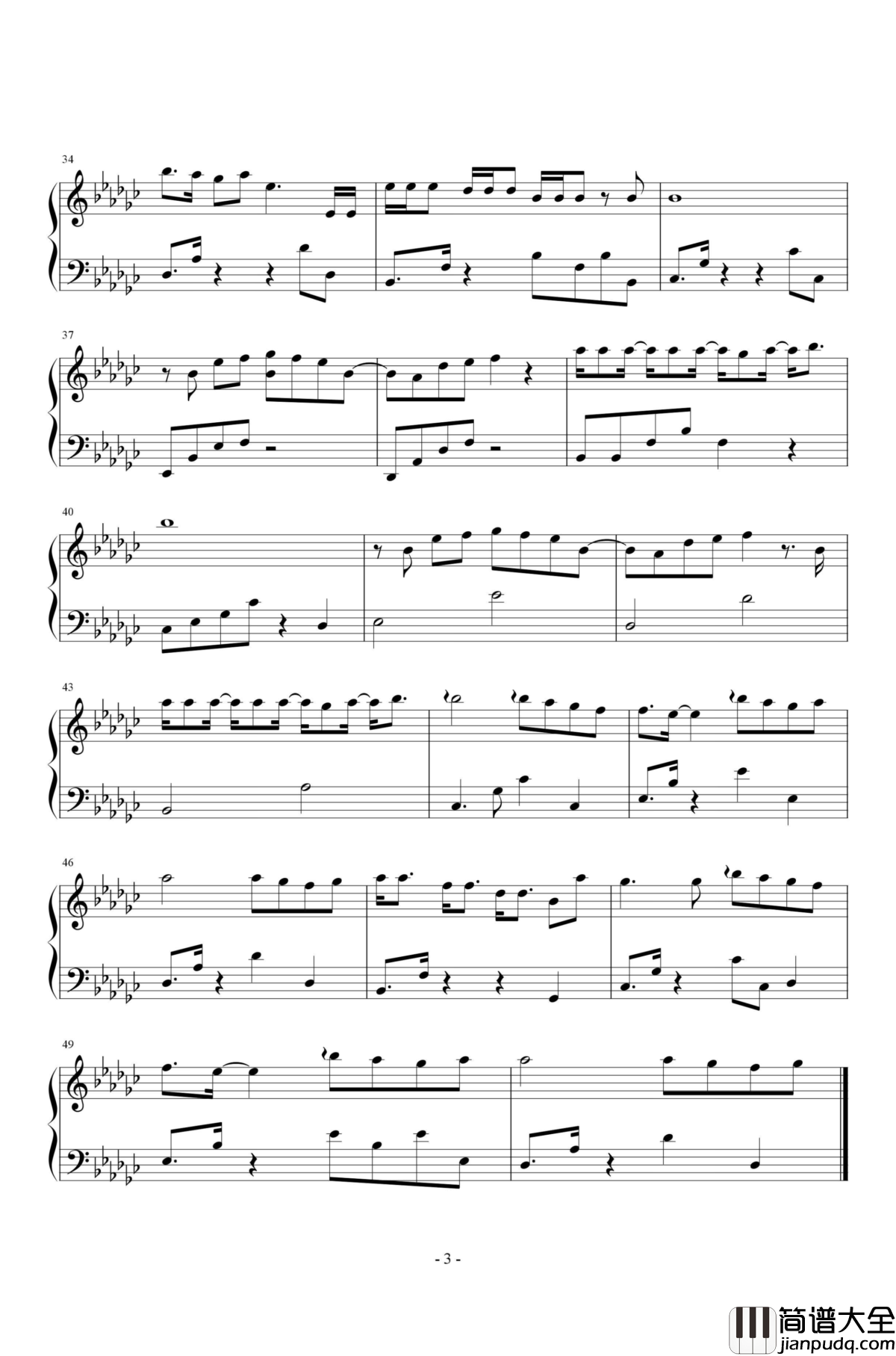 Attention钢琴谱_Charlie_Puth_Paul_Walker_Wiz_Khalifa