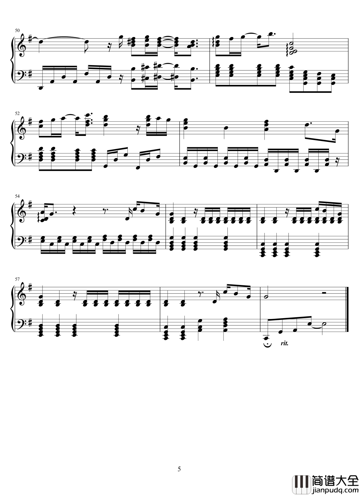 只是太在意钢琴谱_镇魂