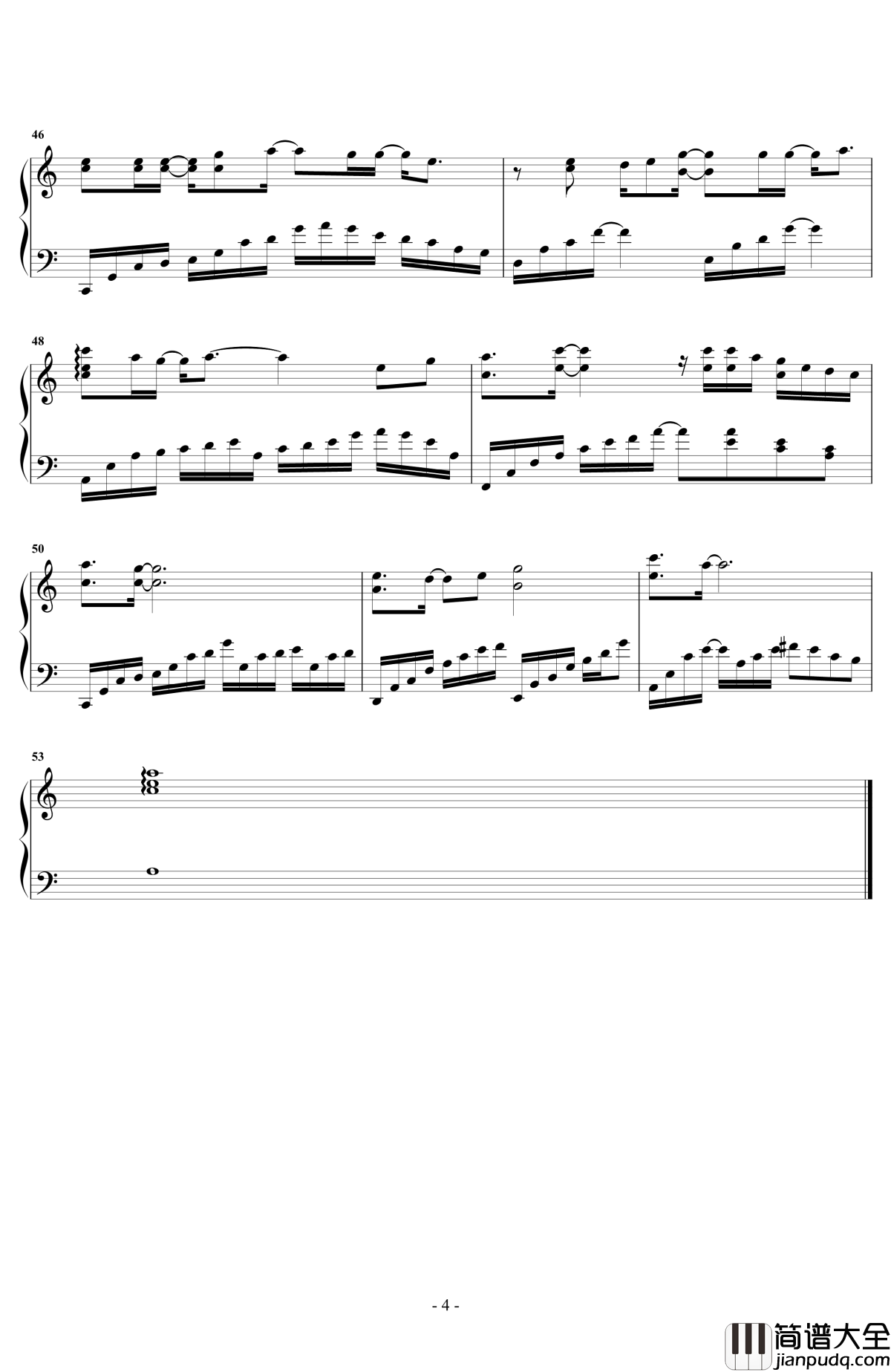 扶摇钢琴谱_莫文蔚