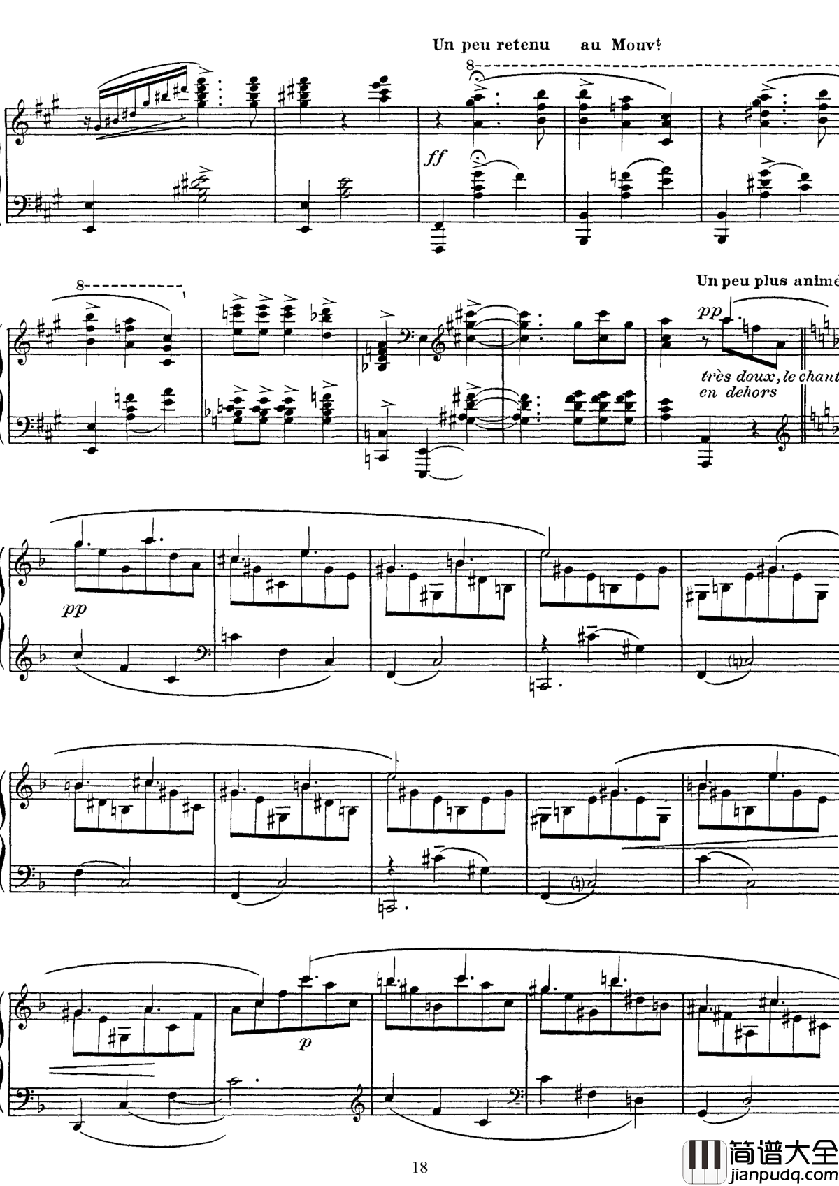 高贵而伤感的圆舞曲钢琴谱_拉威尔_Ravel