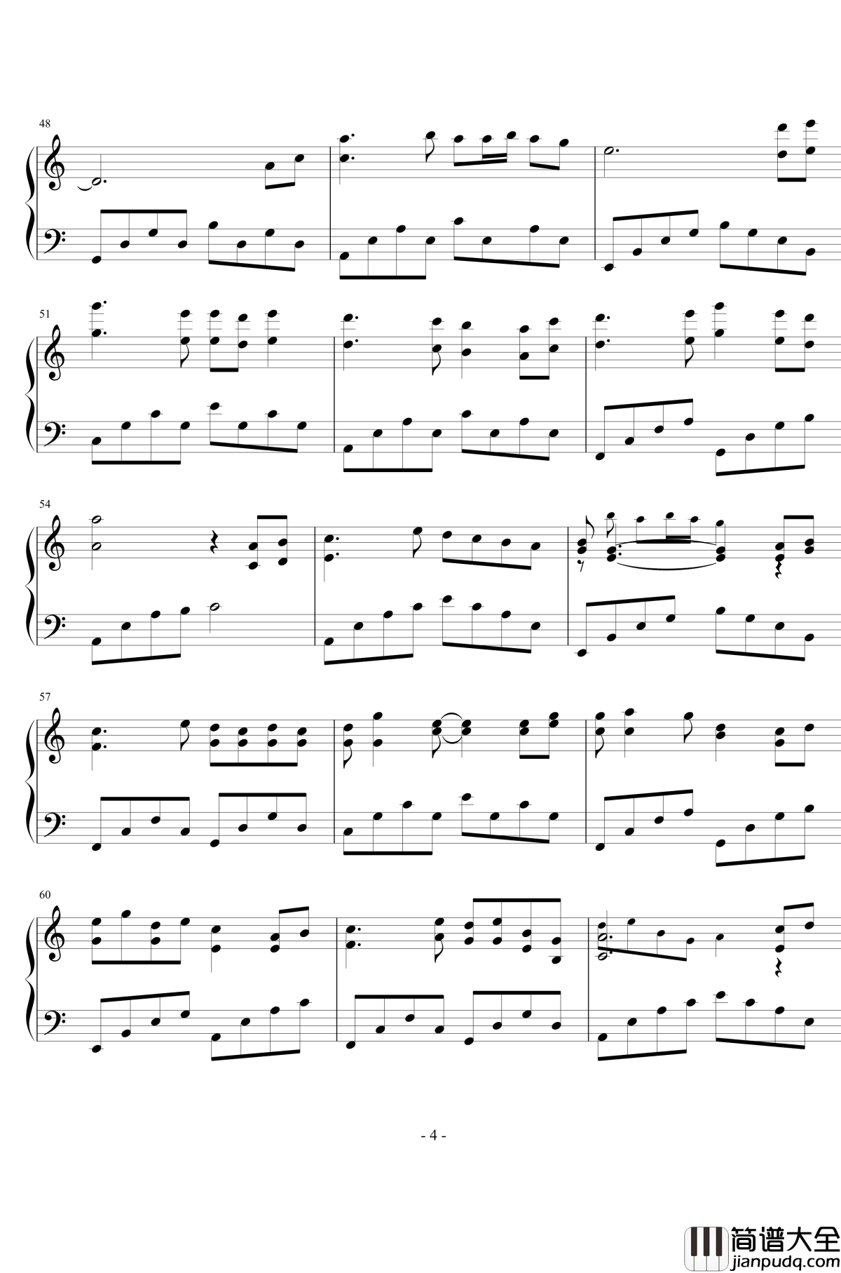 待你君临天下钢琴谱_0.9版_李念