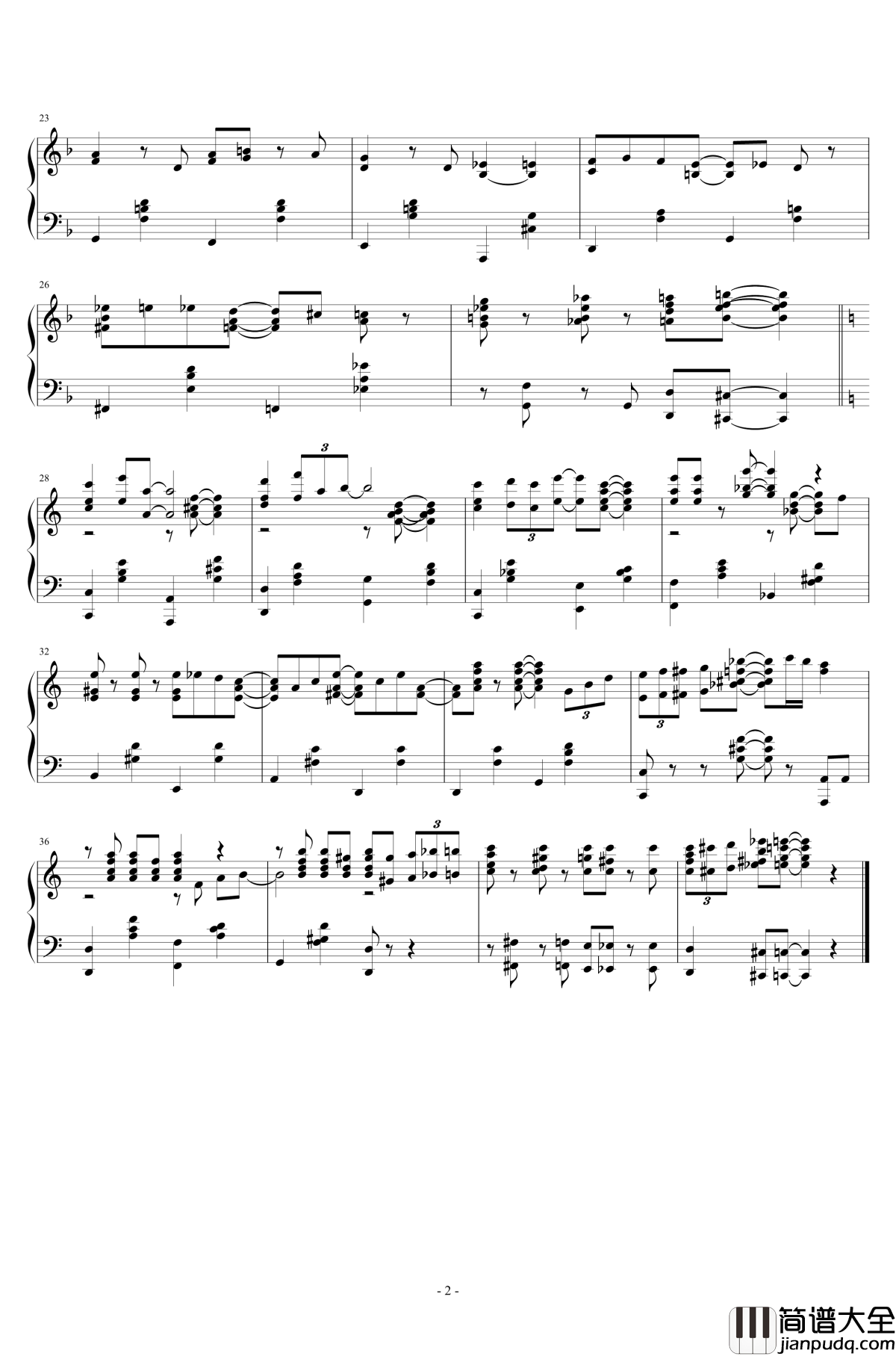 Mean_Ol’_Moon钢琴谱_Swing_Version_泰迪熊2