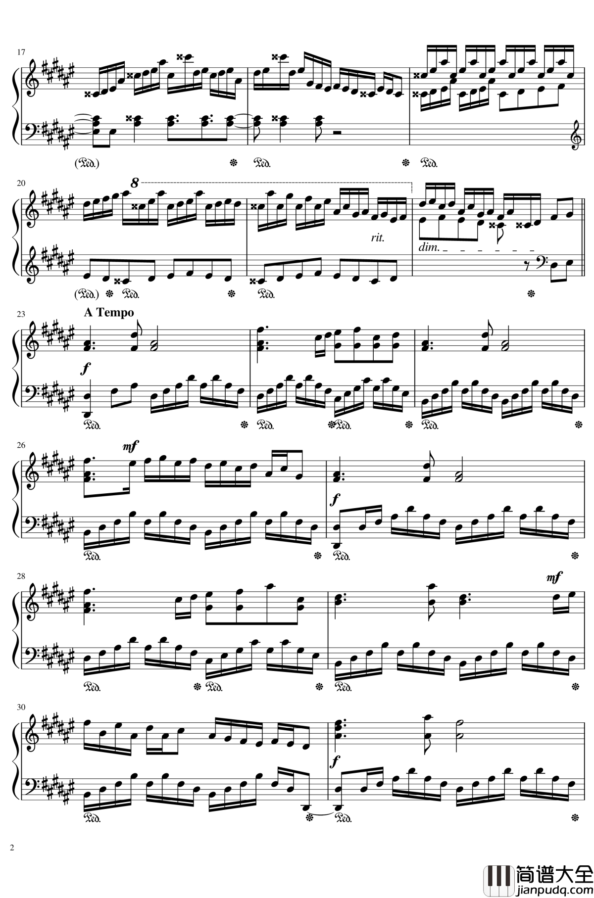 少女绮想曲钢琴谱_Dream_Battle_幻想游戏＜永＞_东方_触手猴