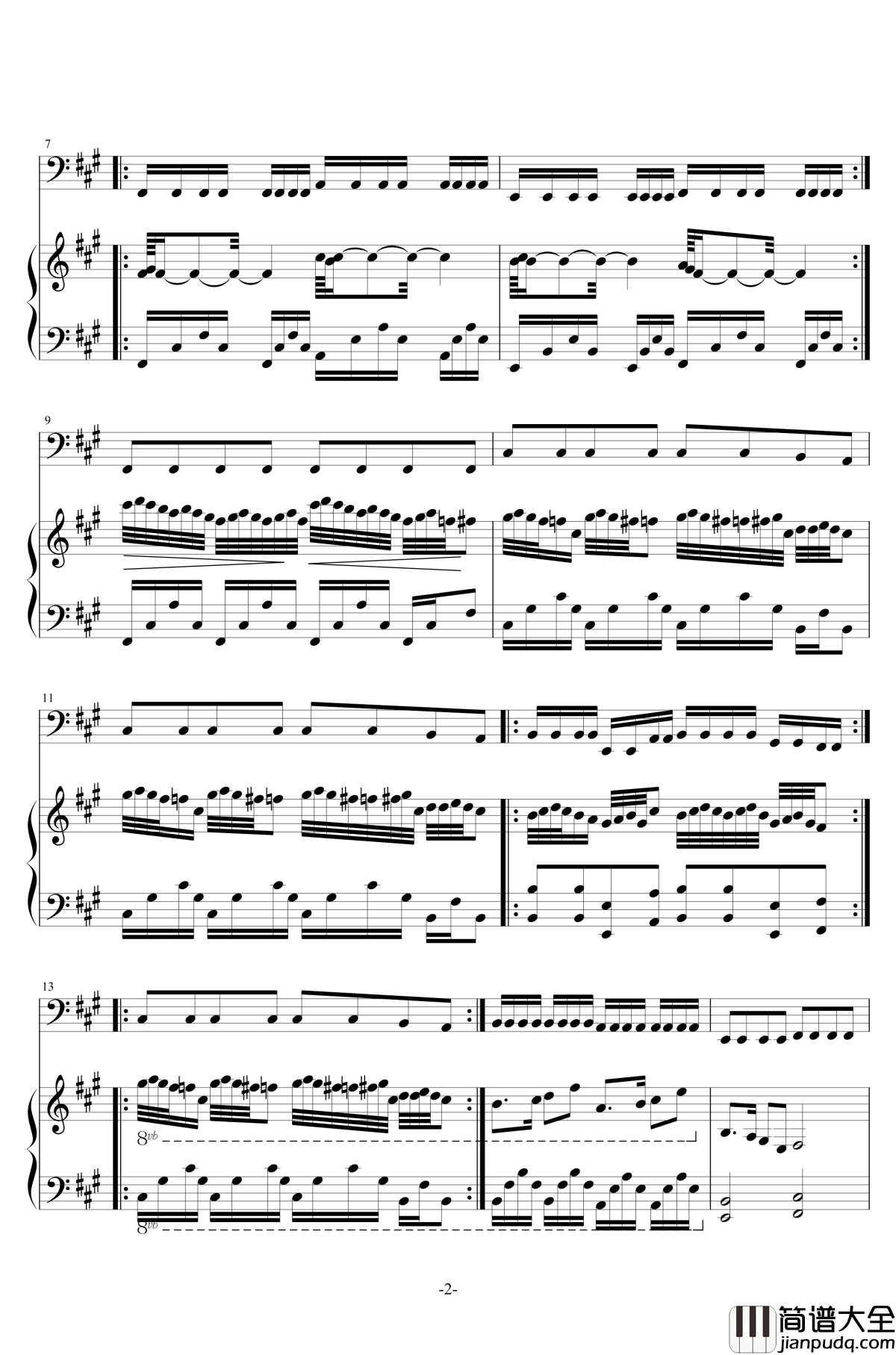 Rain_2第二部钢琴谱_Carnival_Dcw