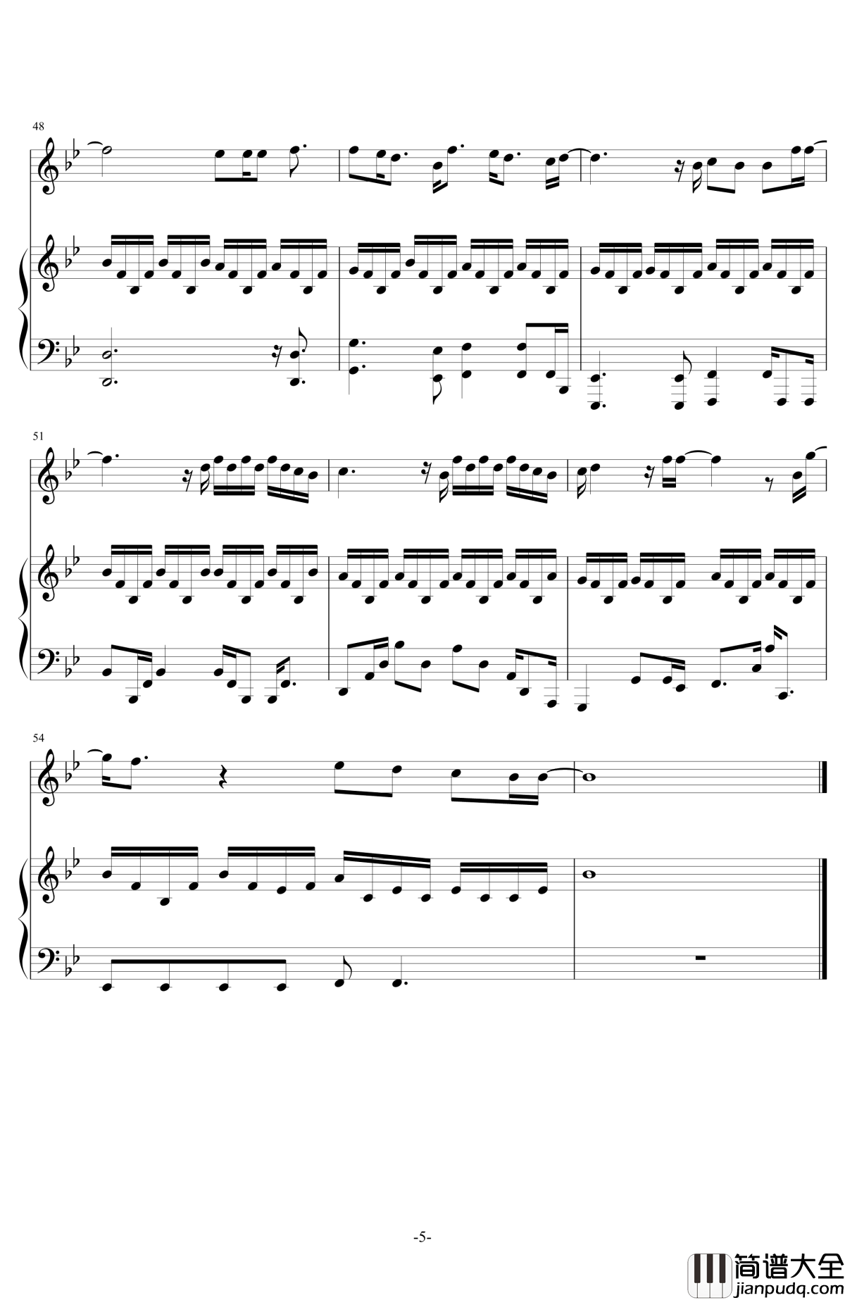 The_One_That_Got_Away钢琴谱_伴奏_Katy_Perry