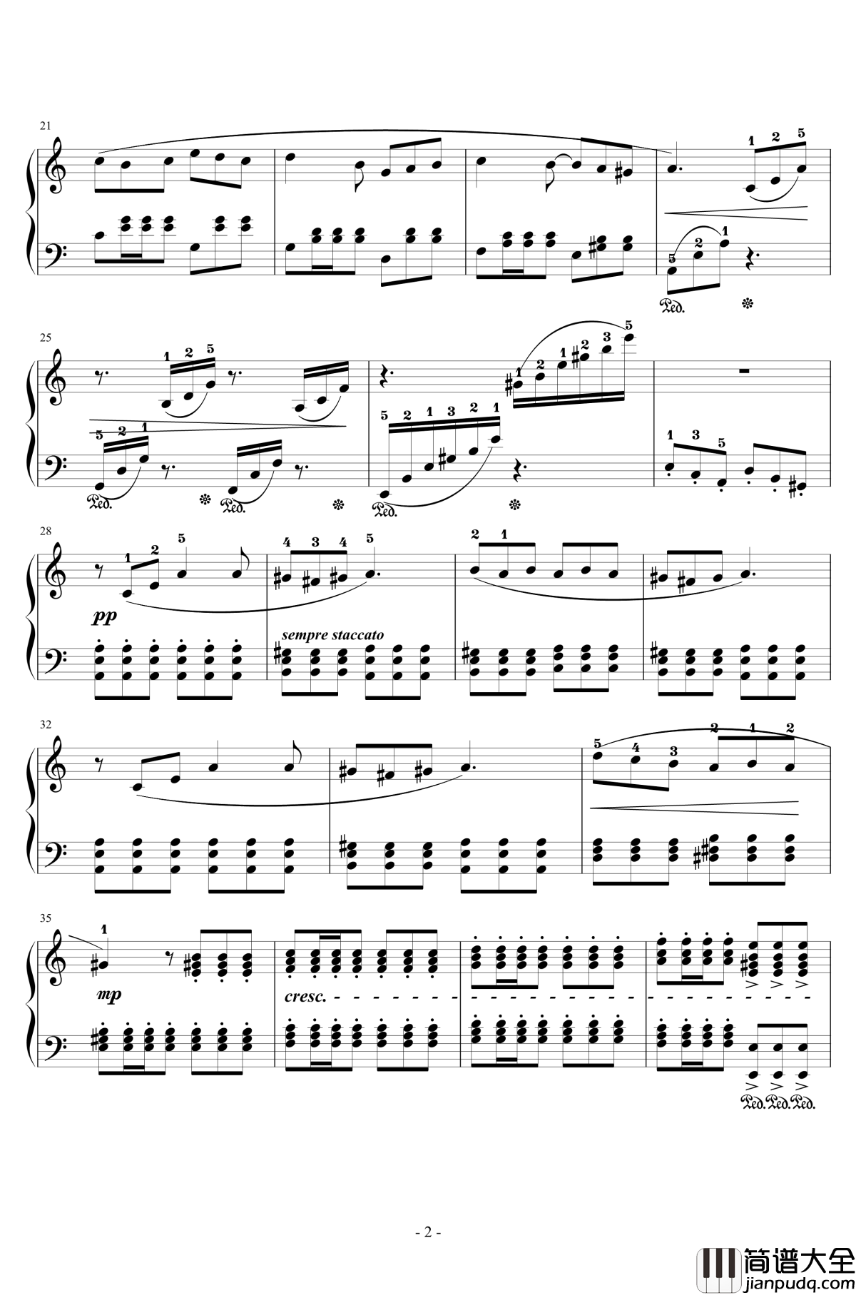 Vamo_Alla_Flamenco钢琴谱_Final_Fantasy_IX_植松伸夫